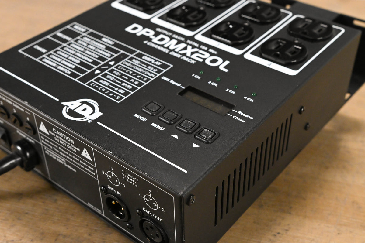 American DJ DP-DMX20L Four-Channel DMX Dimmer Pack