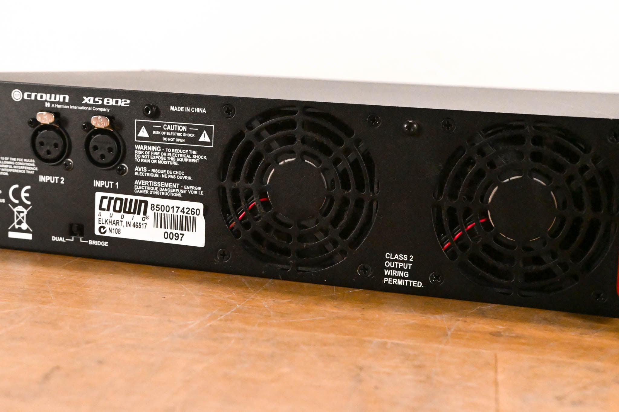 Crown XLS 802 2-Channel Power Amplifier