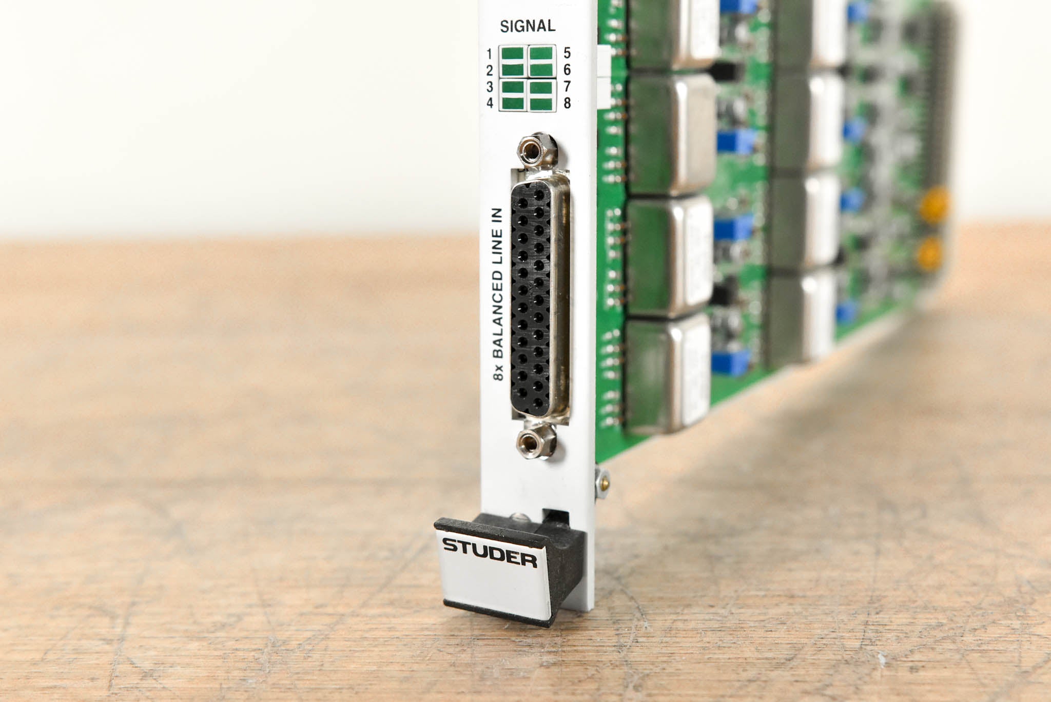 Studer 8-Channel Analog Line In Card for D21m & D23m Modular I/O Systems