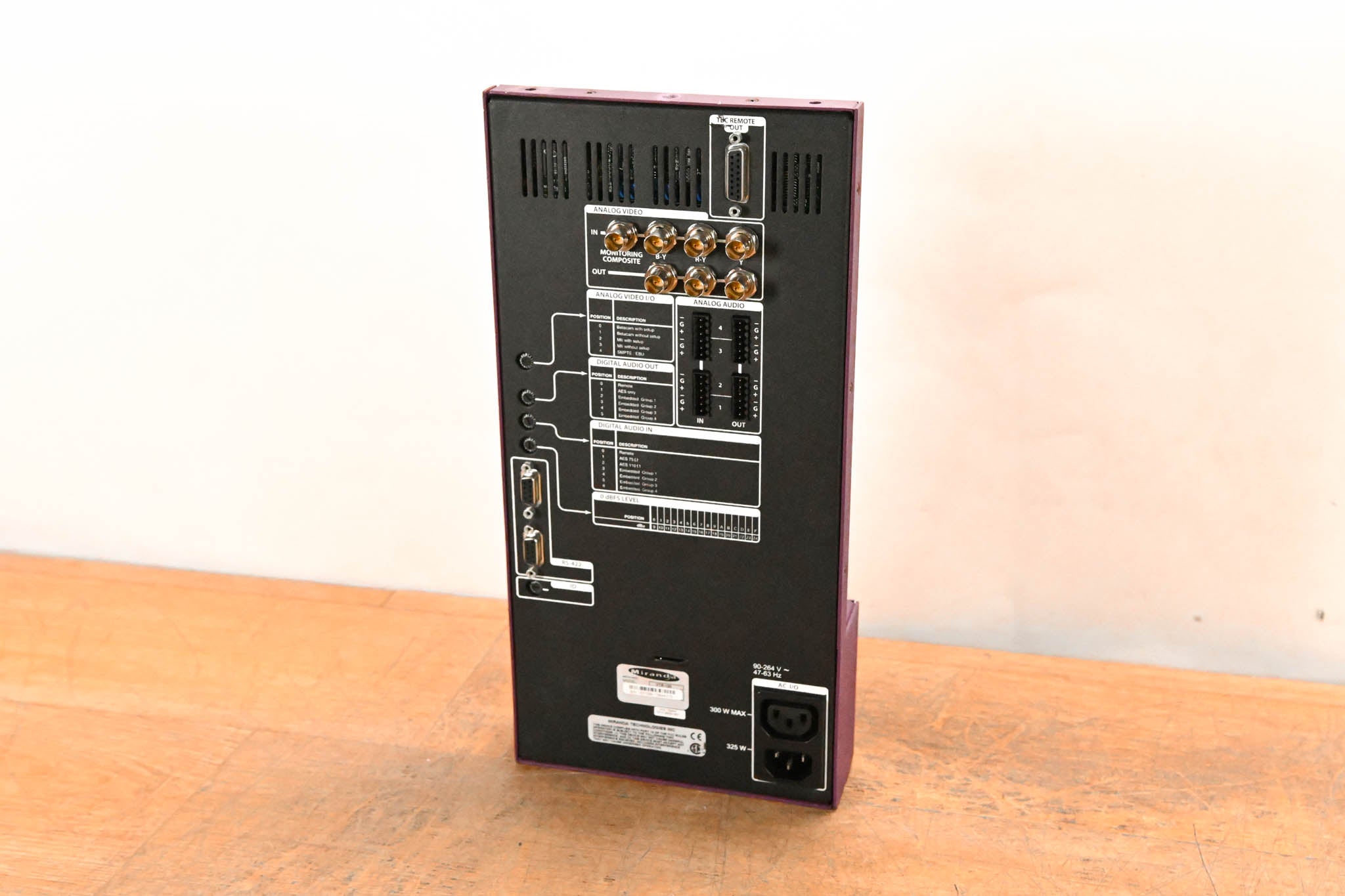 Miranda VTR-100 Analog to Digital Bi-Directional Media Converter