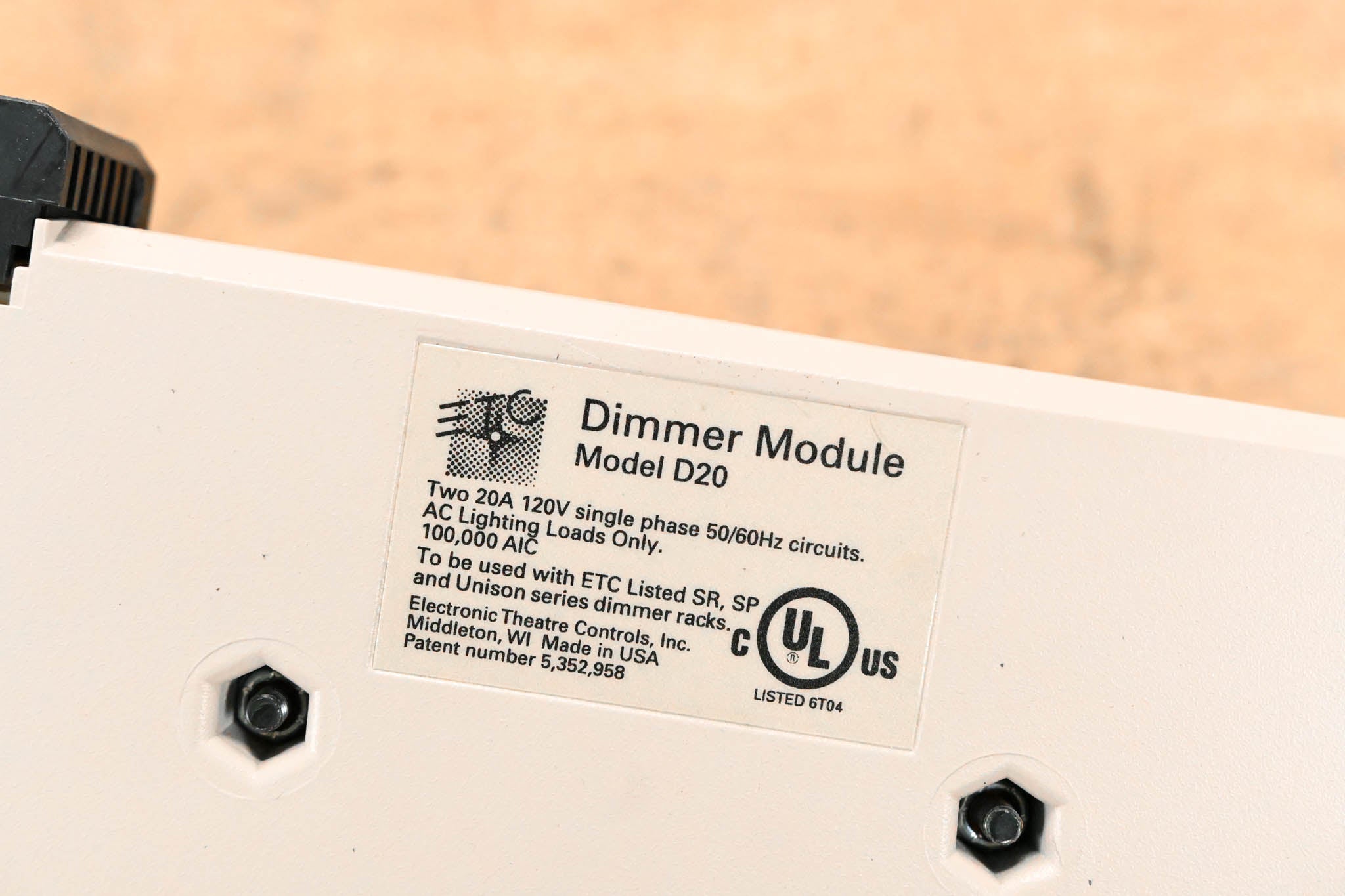 ETC D20 Dual 20A Dimmer Module