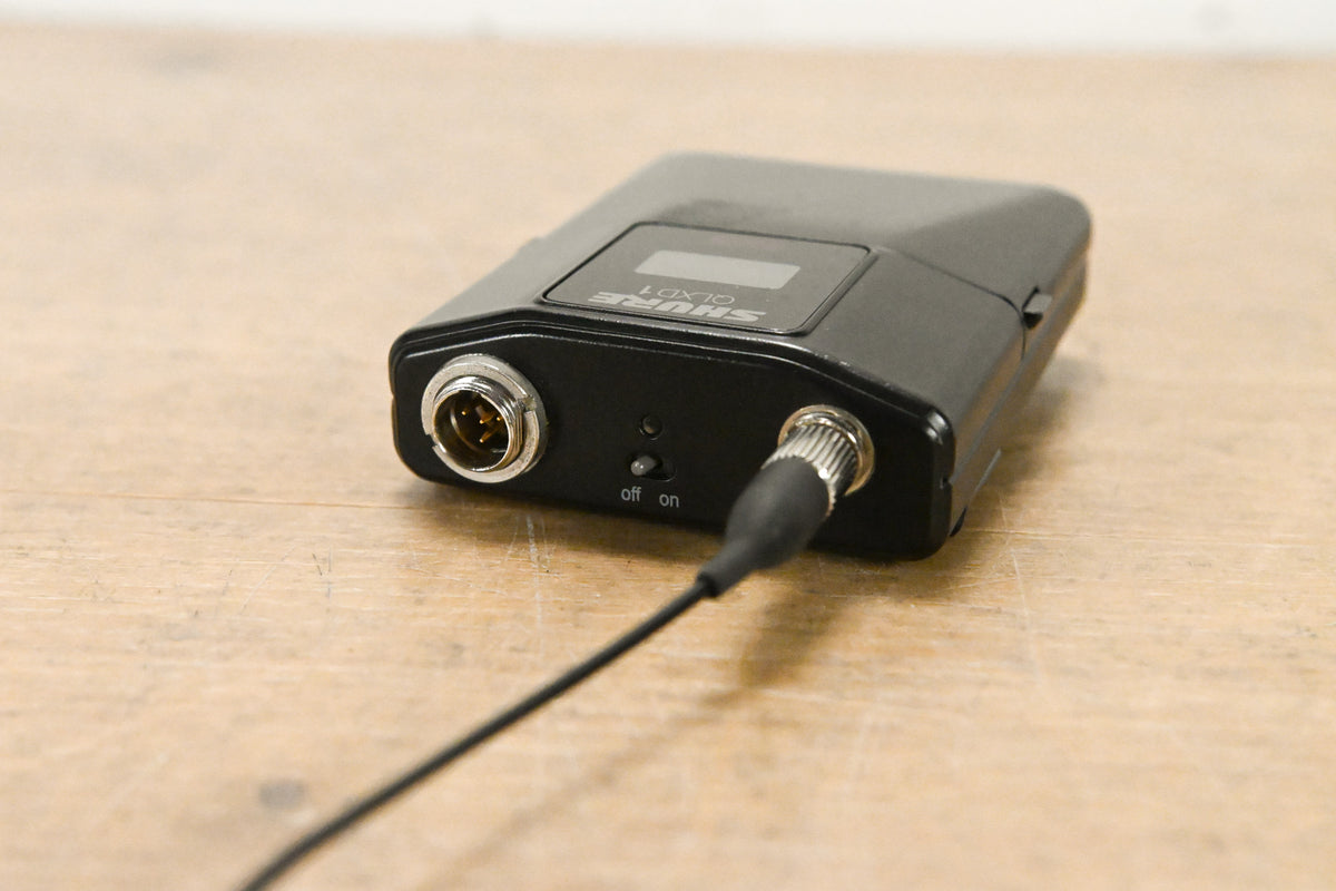 Shure QLXD1 Digital Wireless Bodypack Transmitter G50 Band: 470-534 MHz