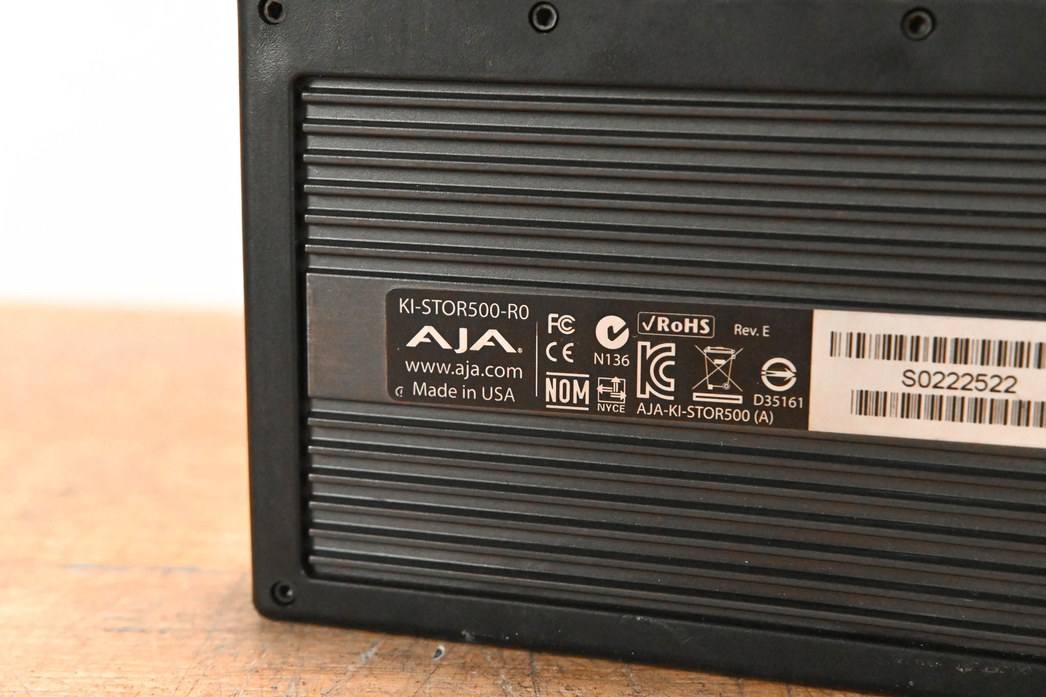 AJA KI-STOR500-R0 500GB KiStor Hard Disk Drive for Ki Pro