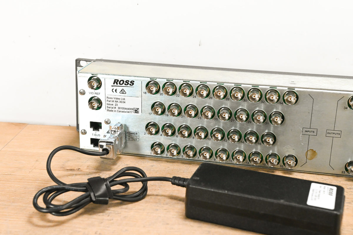 Ross NK-3G34 34 × 34 3G/HD/SD SDI Utility Router