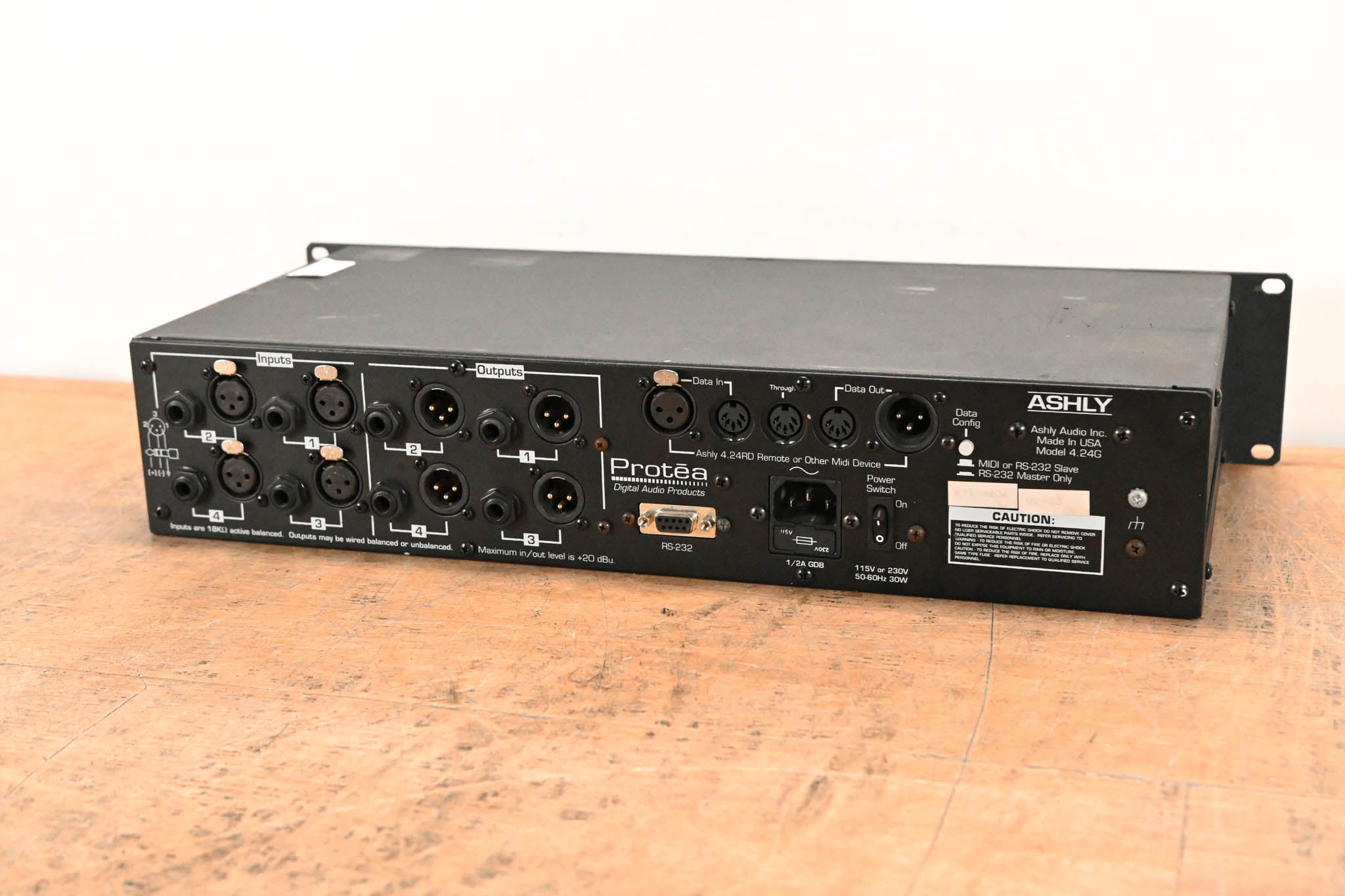 Ashly Protea System II 4.24G 4-Channel Digital Graphic Equalizer