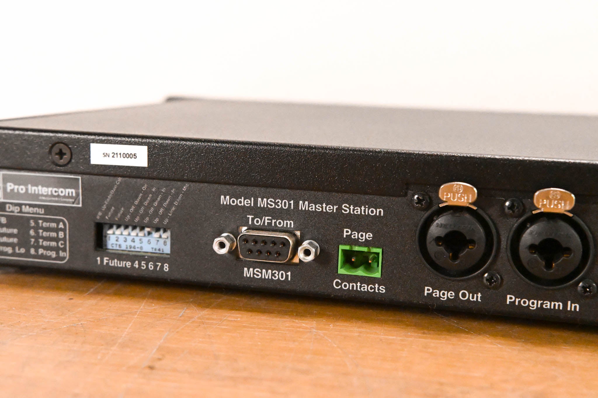 Pro Intercom MS301 3-Circuit Intercom Master Station
