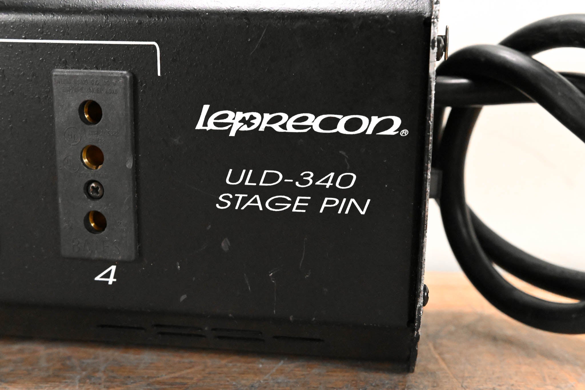 Leprecon ULD-340 4-Channel 15A Tree Mount Dimmer with Stage Pin Output