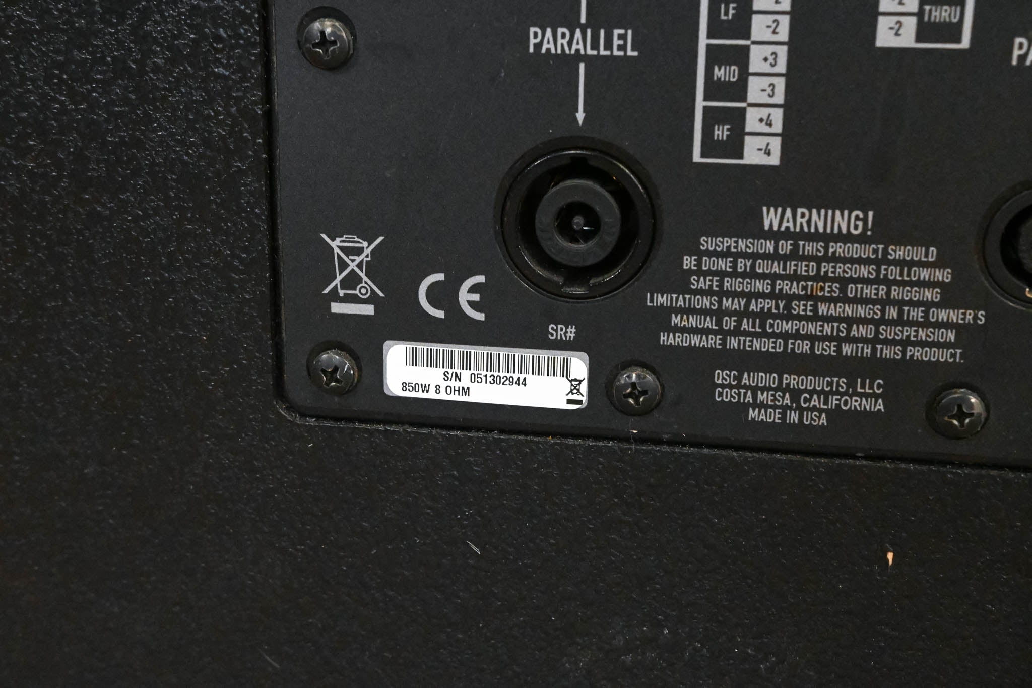 QSC GP118-SW 18" 850W Passive Subwoofer