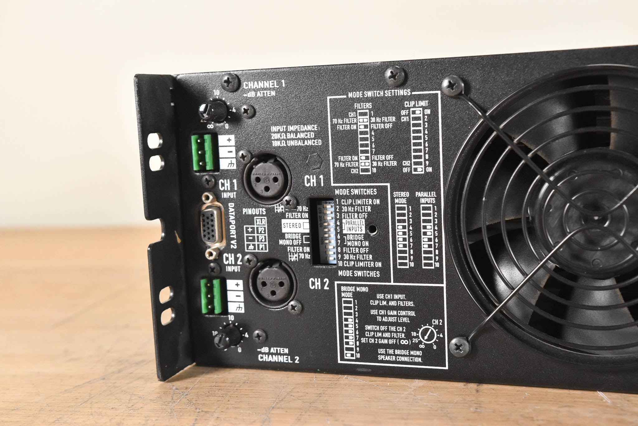 QSC ISA450 Two-Channel Commercial Power Amplifier