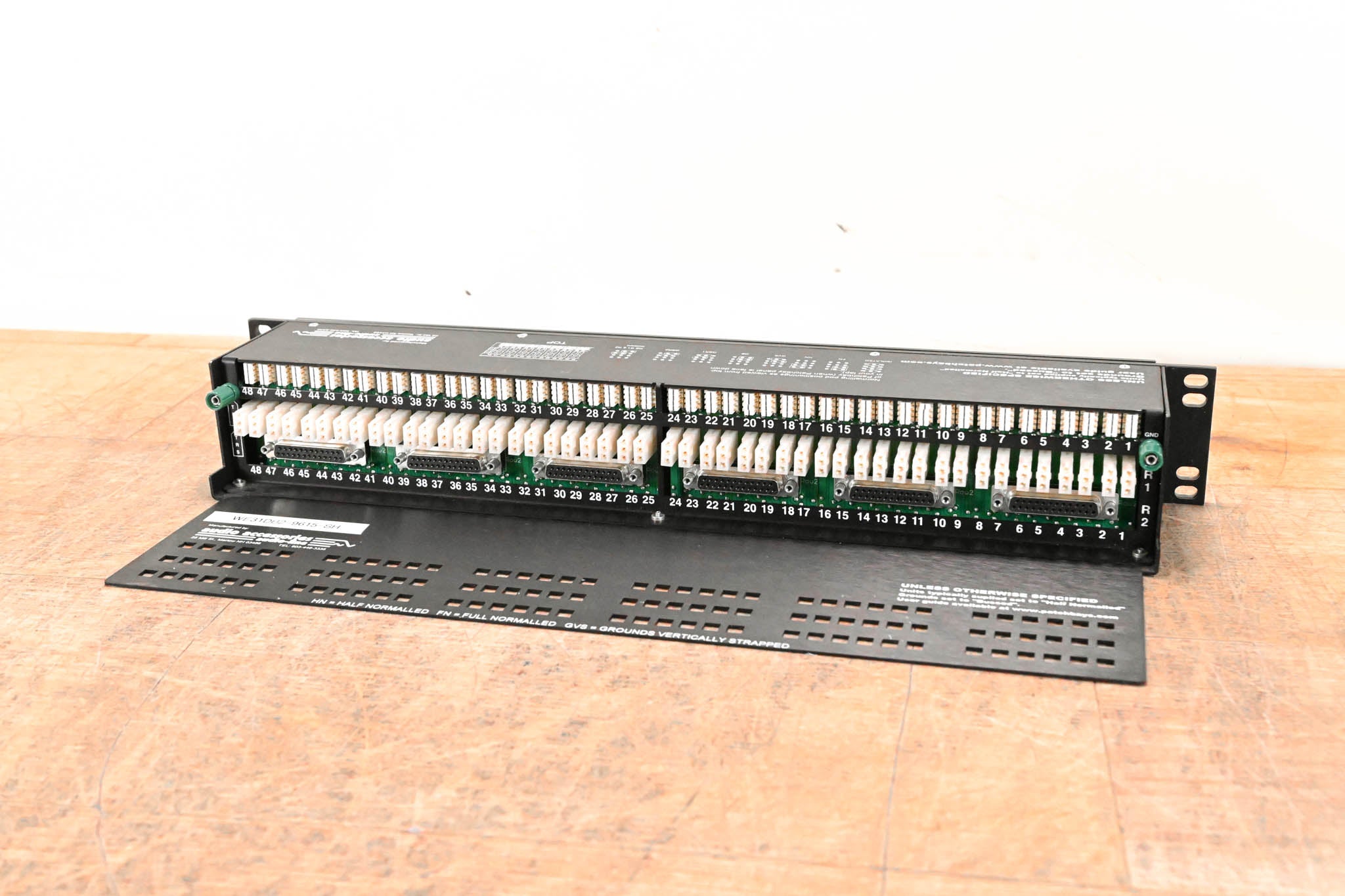 Audio Accessories WE31DB2-9615-SH 2x48 1.5RU TT Patchbay