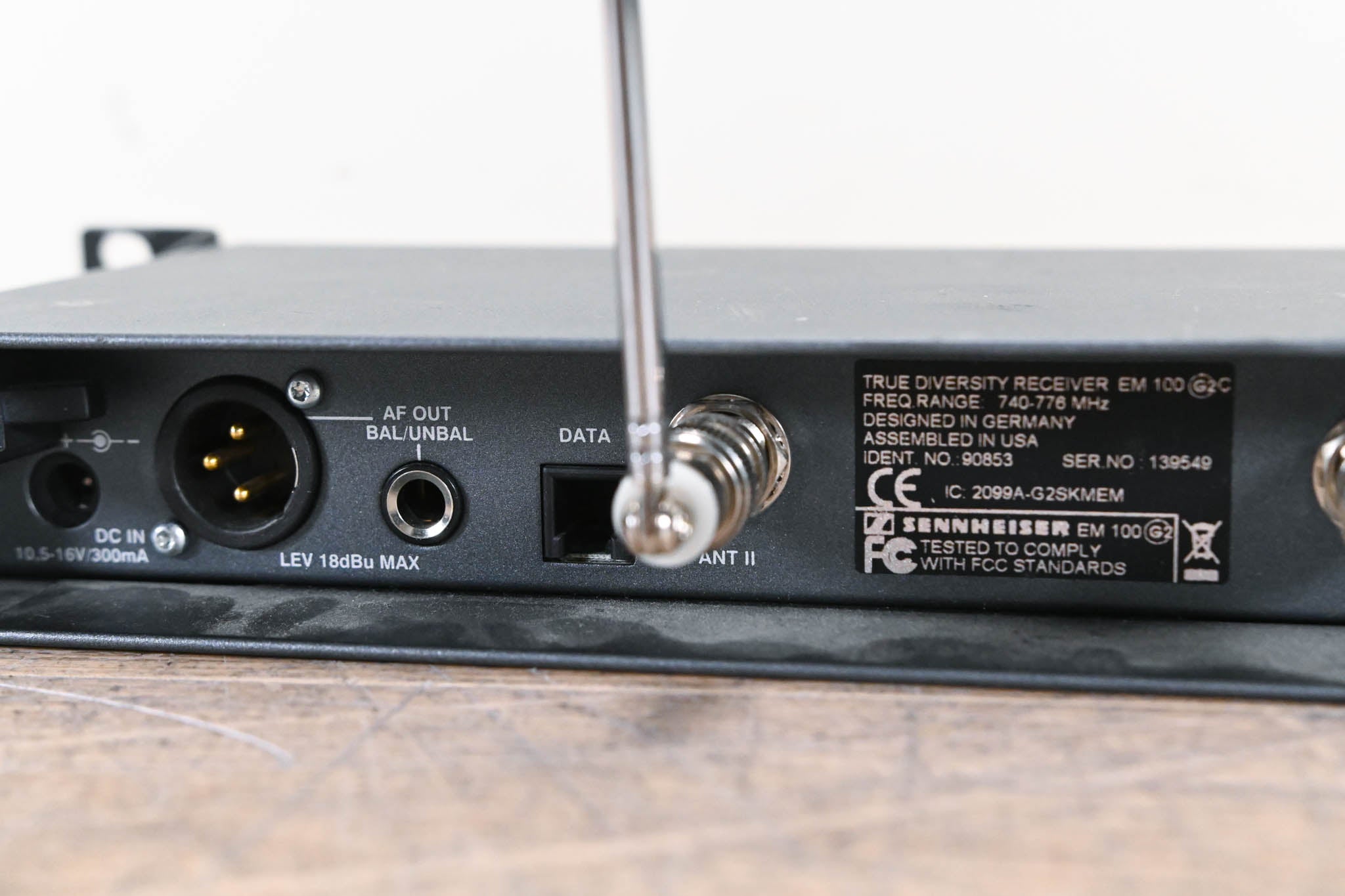 Sennheiser EM 100 G2 Wireless Receiver - C Range: 740-776 MHz