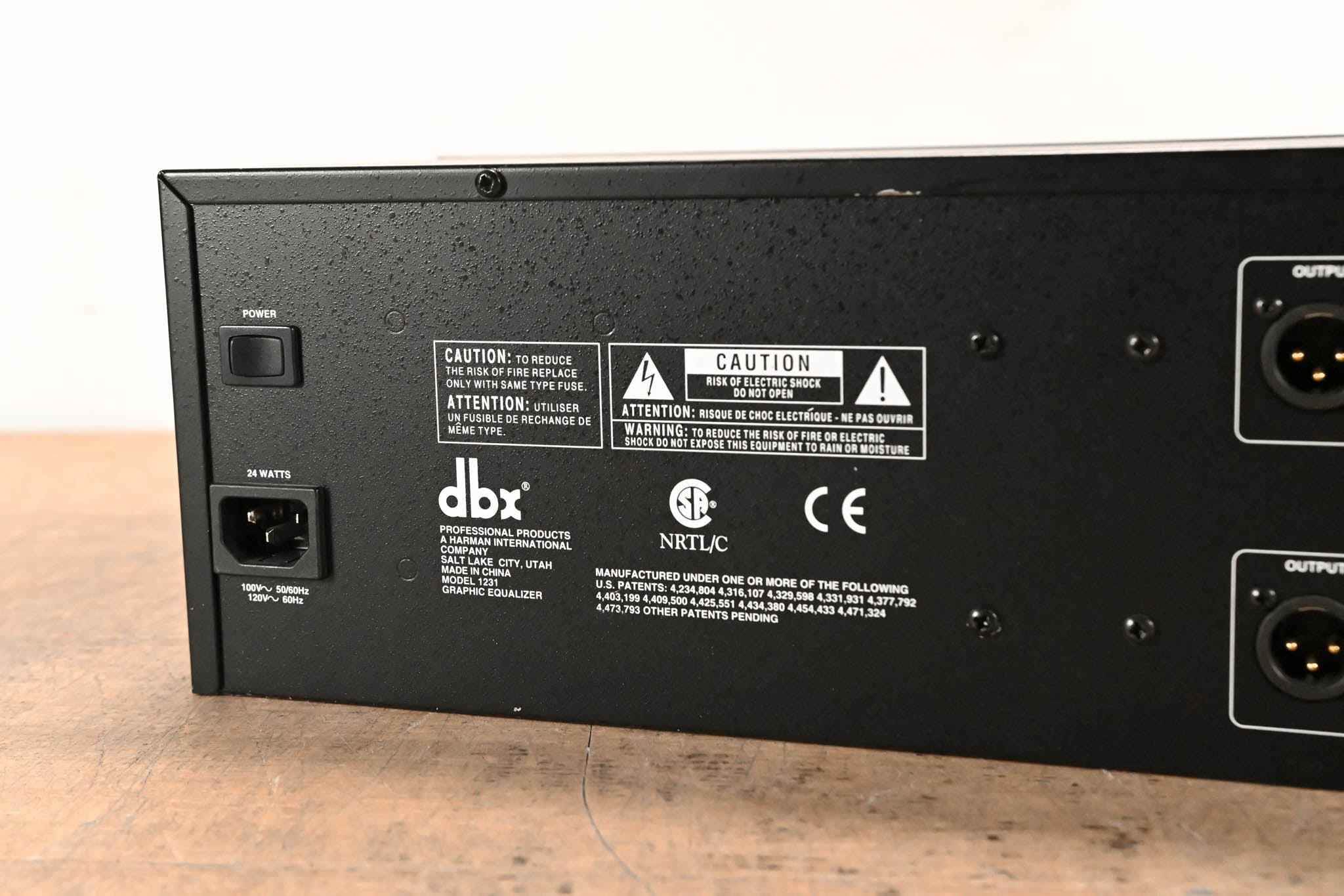 dbx 1231 Dual-Channel 31-Band Graphic Equalizer