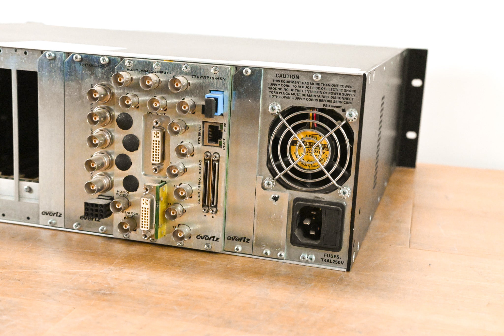 Evertz 7700FR-C MultiFrame Chassis with Cards