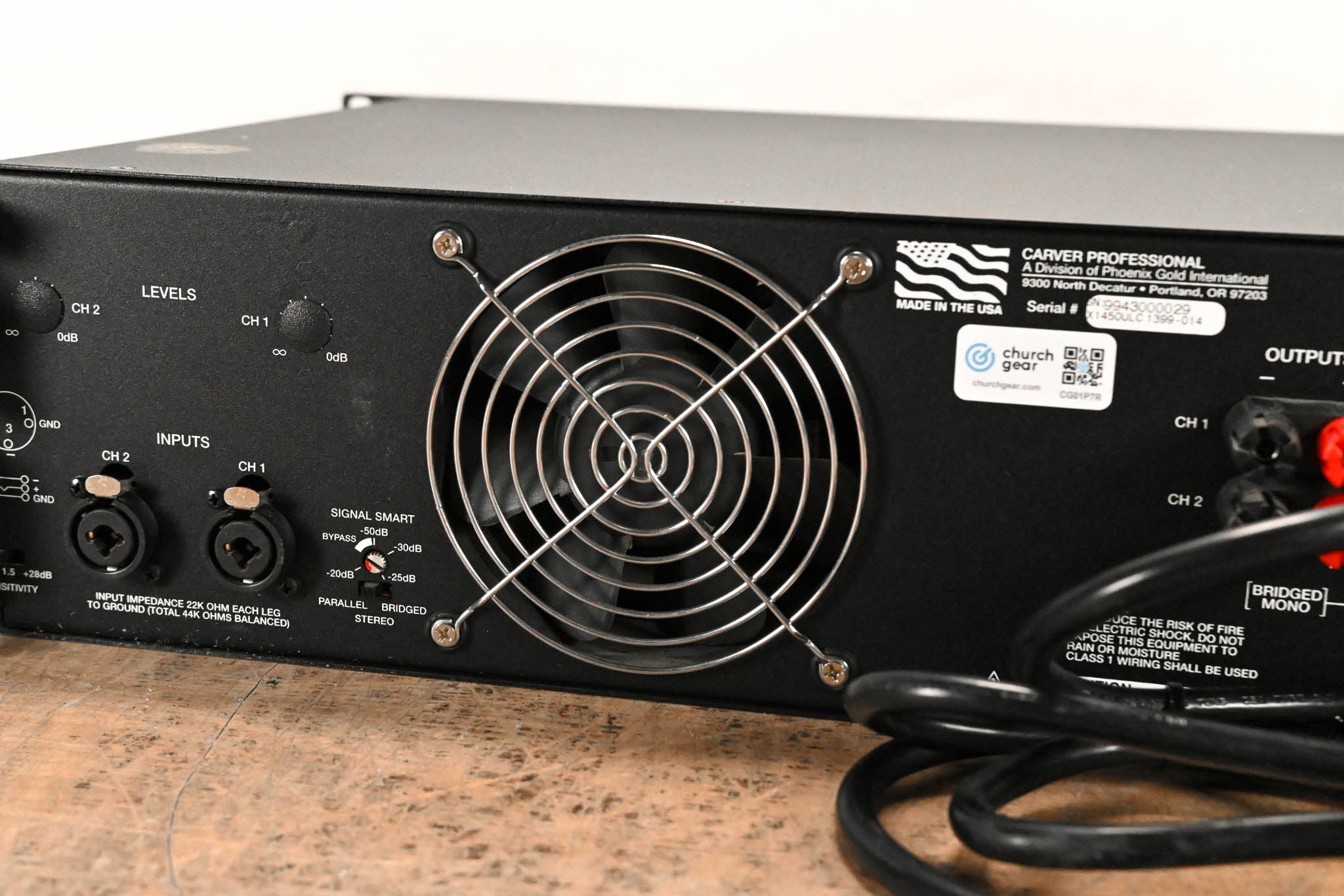 Carver PX1450 2-Channel Power Amplifier