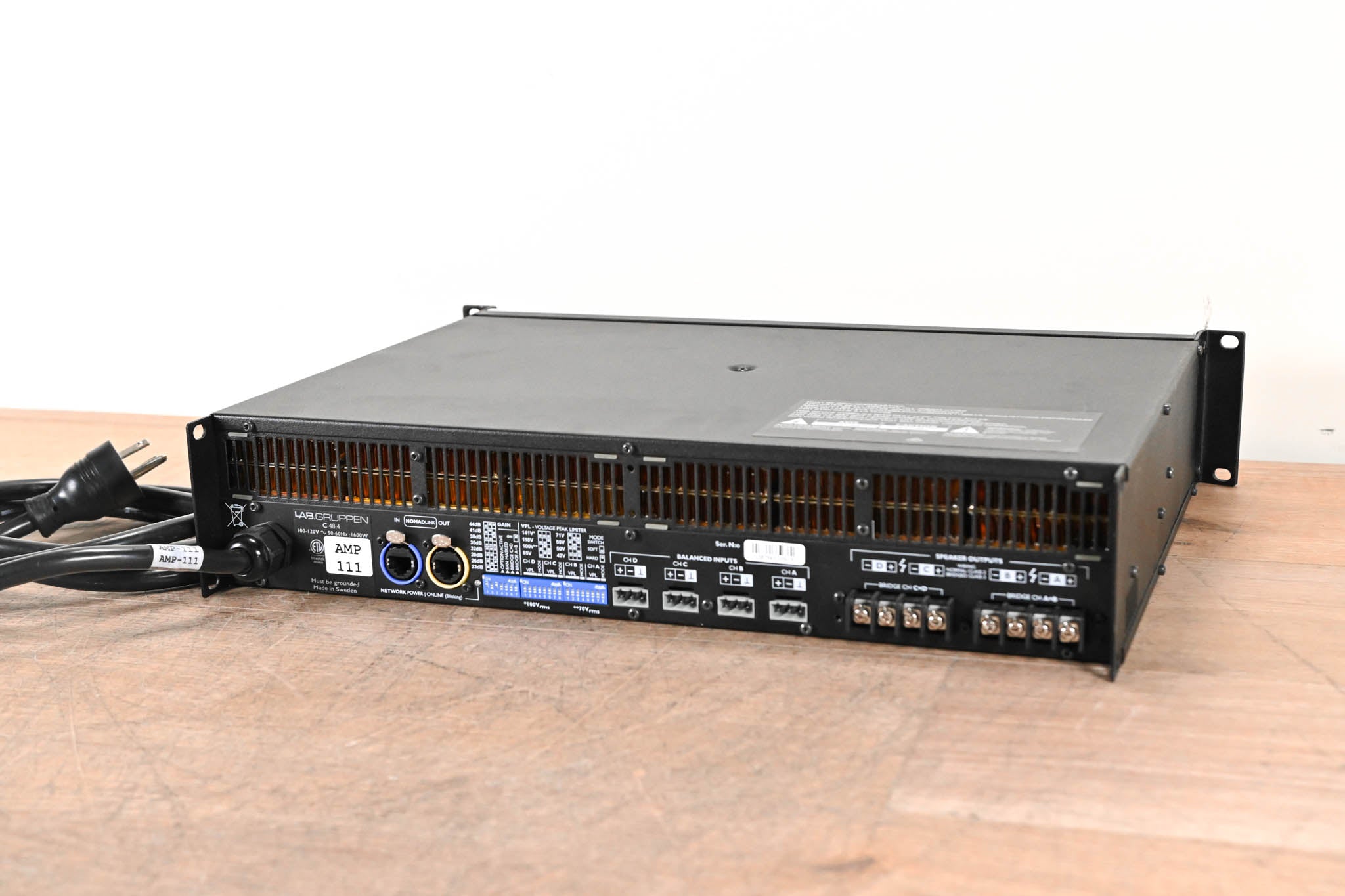 Lab Gruppen C 48:4 4800W 4-Channel Power Amplifier