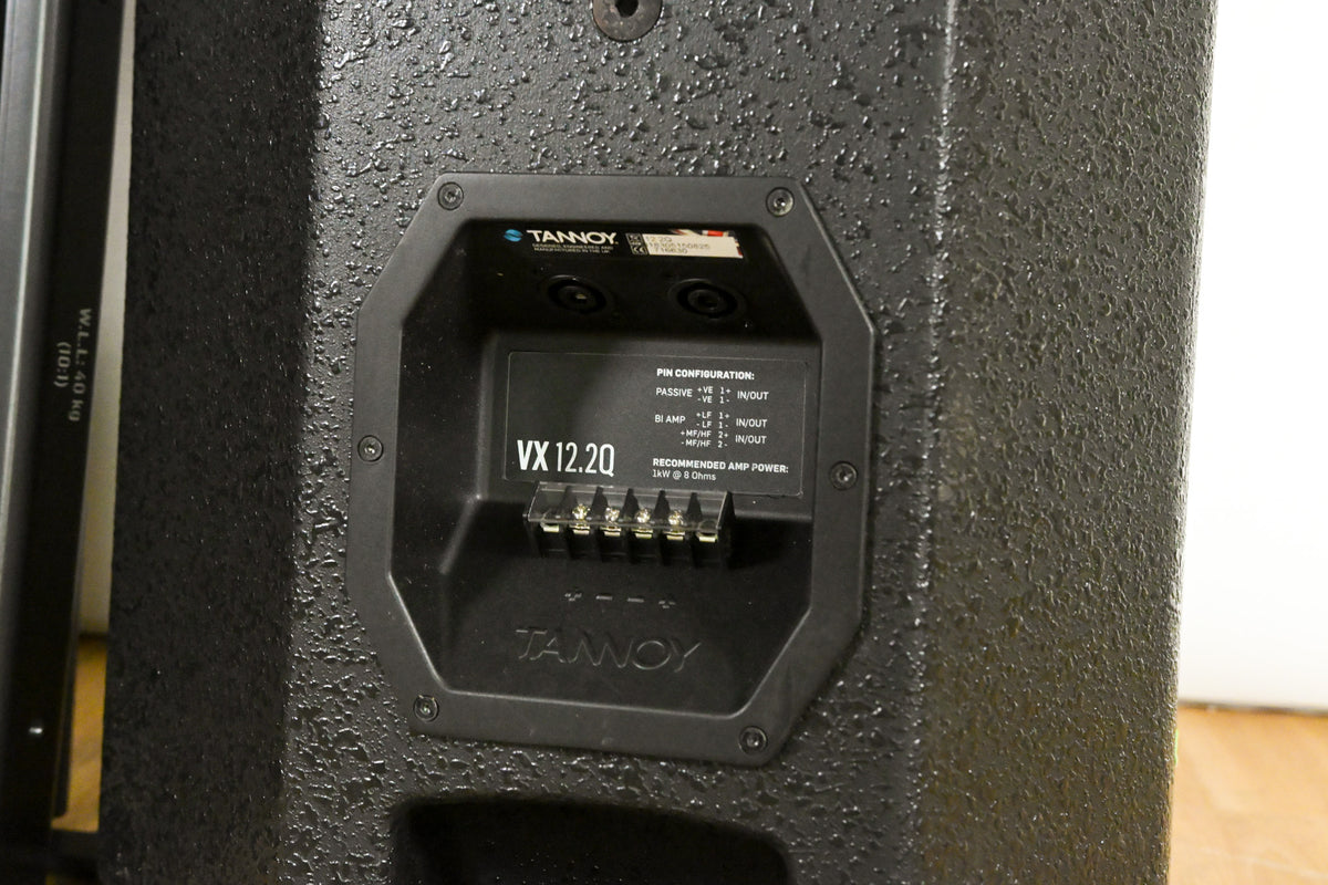 Tannoy VX 12.2Q 12" PowerDual Full Range Loudspeaker (PAIR)