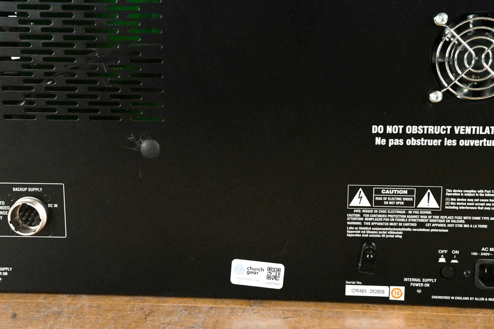 Allen & Heath iDR-48 48-In, 24-Out Audio Stage Box