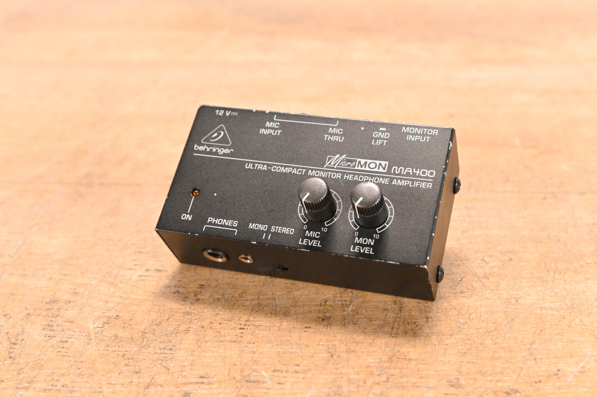 Behringer MicroMON MA400 Monitor Headphone Amplifier (NO POWER SUPPLY)