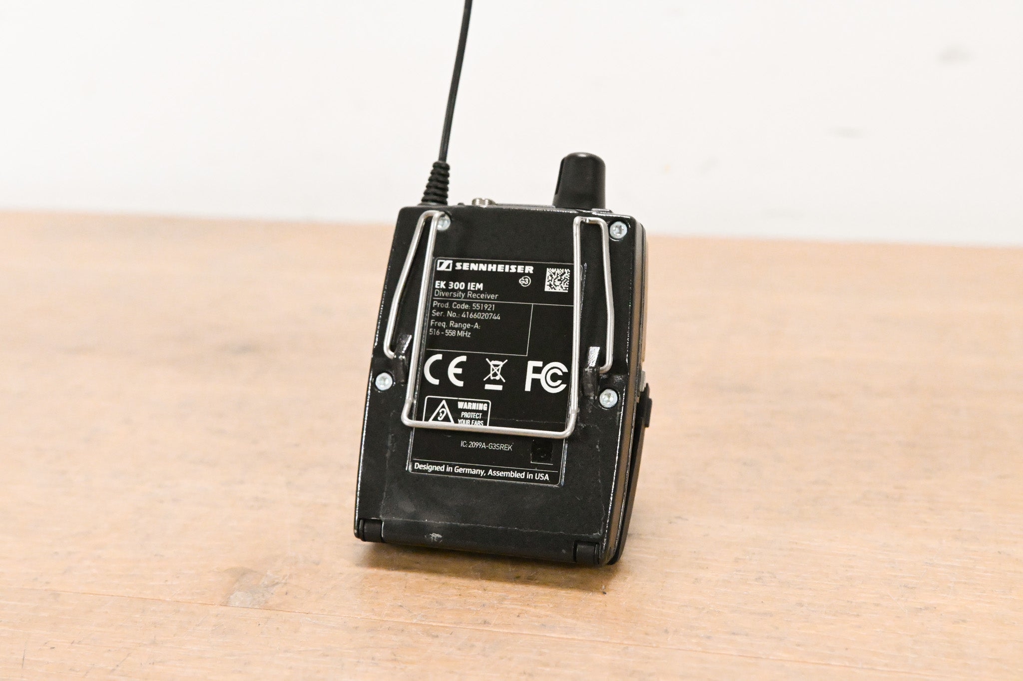 Sennheiser ew 300 IEM G3 Wireless IEM System - A Range NO POWER SUPPLY