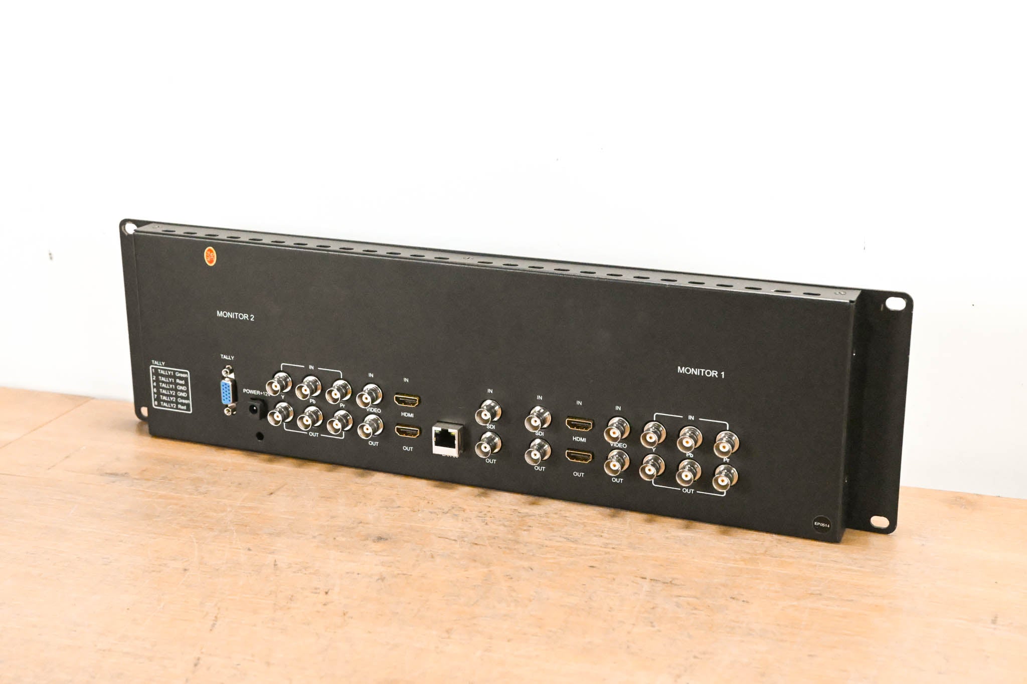 Elvid SRM-7X2-LT StudioVision Dual 7" Monitor Rackmount NO POWER SUPPLY