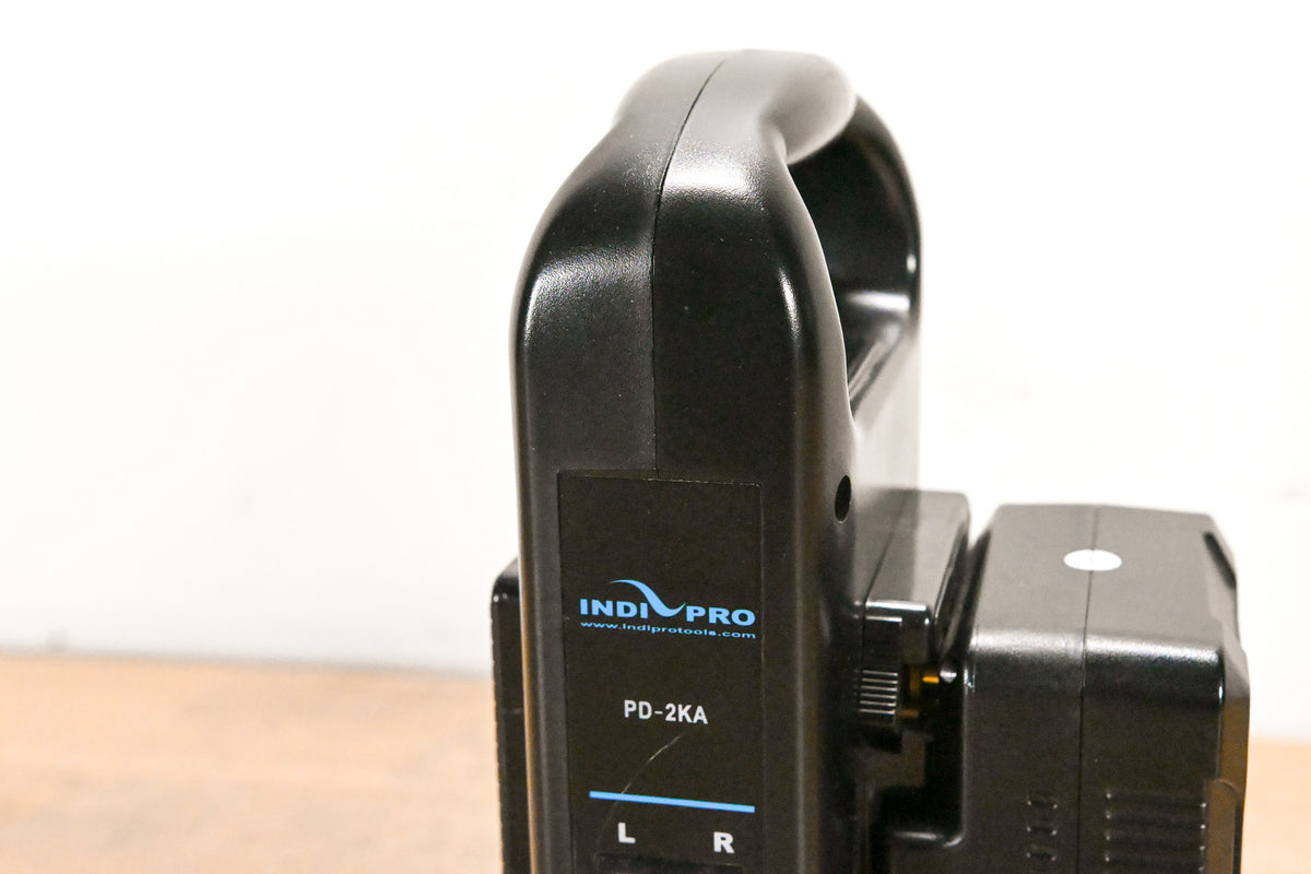 IndiPRO PD-2KA Gold-Mount Dual Battery Charger w/ one 98Wh Battery