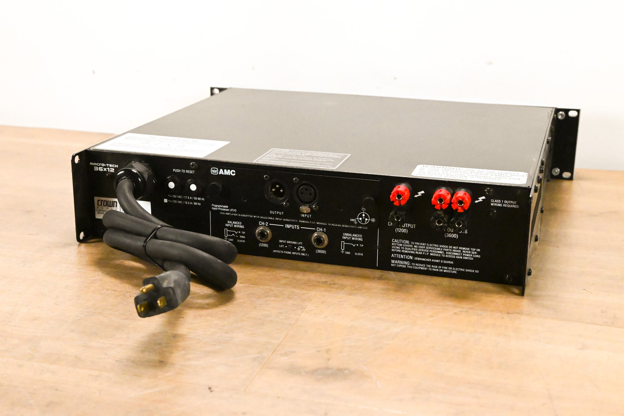 Crown Macro-Tech 36x12 2-Channel Power Amplifier
