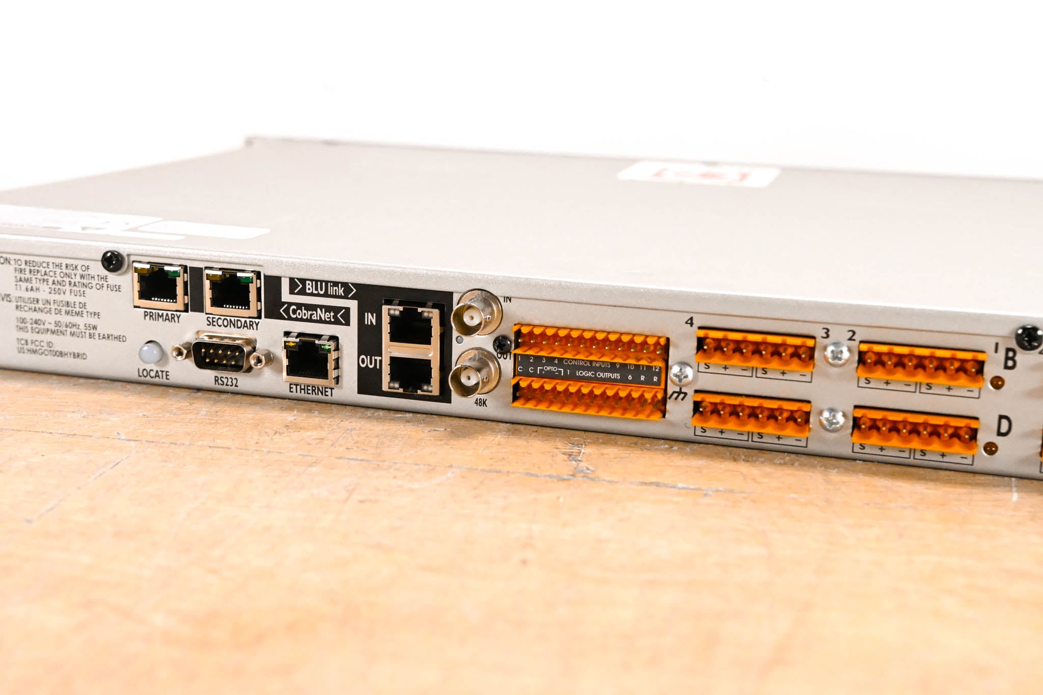 BSS London BLU-800 Signal Processor with BLU link and CobraNet