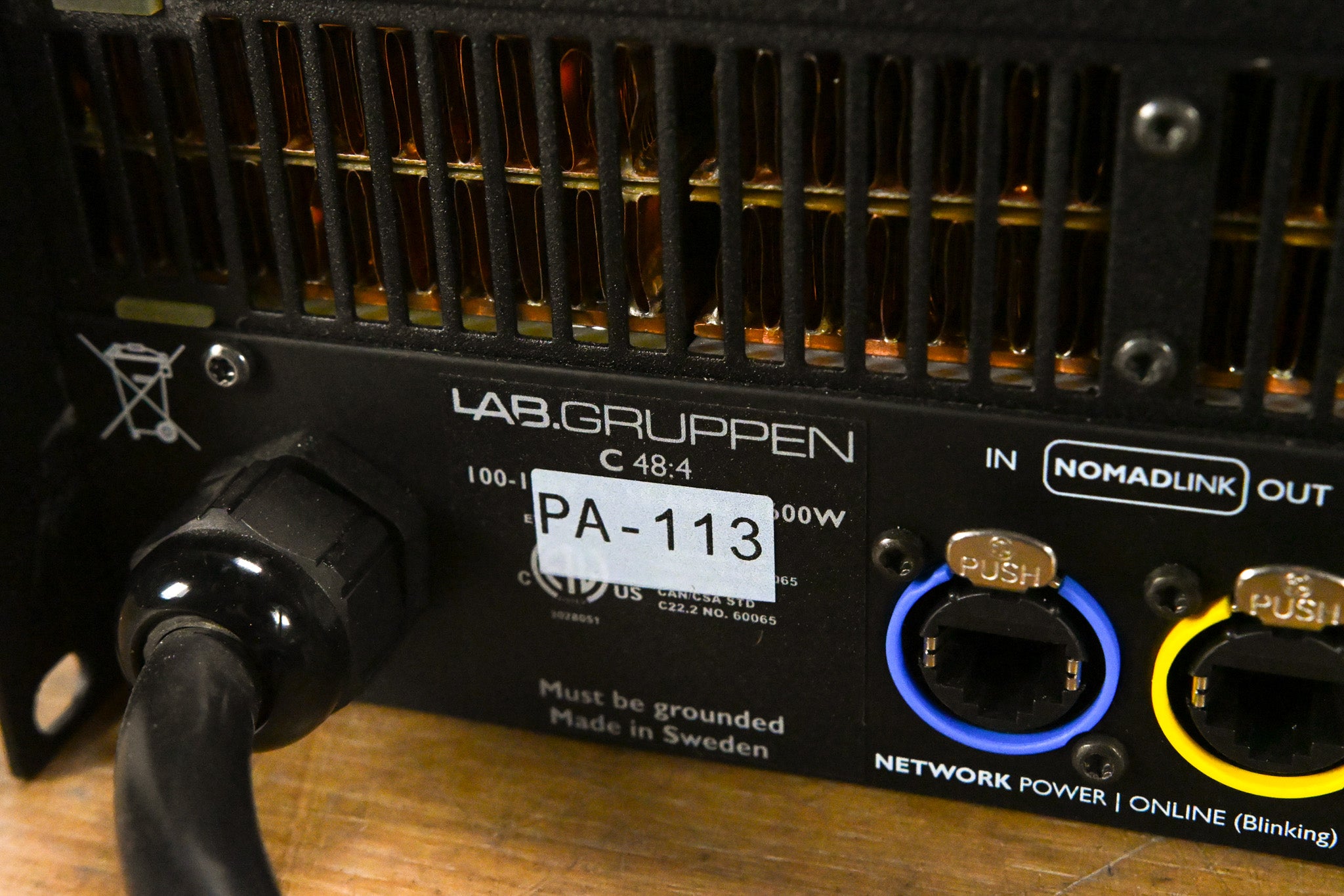 Lab Gruppen C 48:4 4800W 4-Channel Power Amplifier
