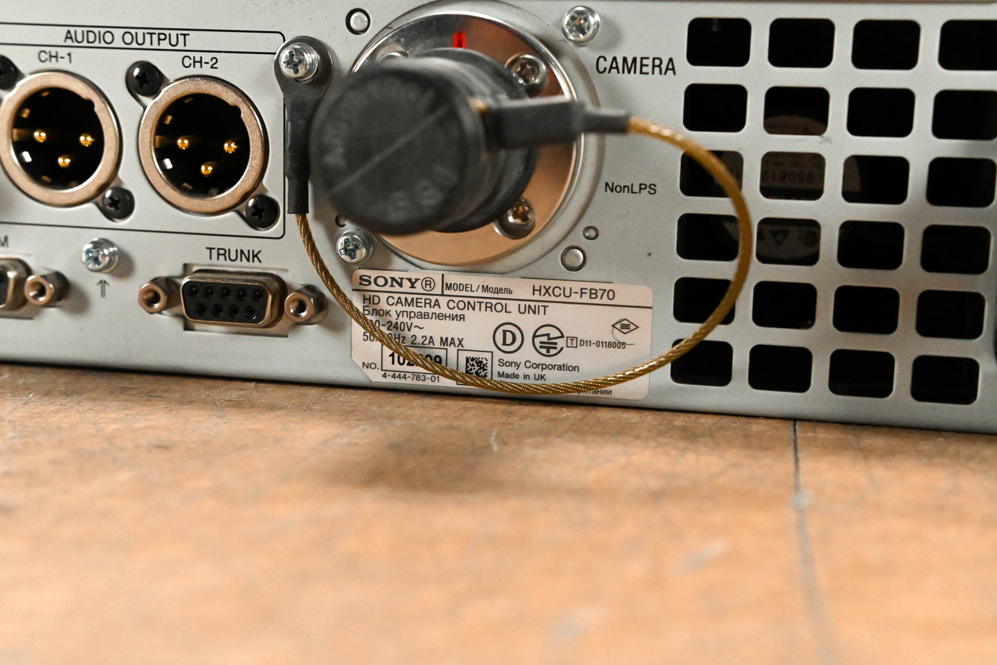 Sony HXCU-FB70 Optical Fiber Camera Control Unit