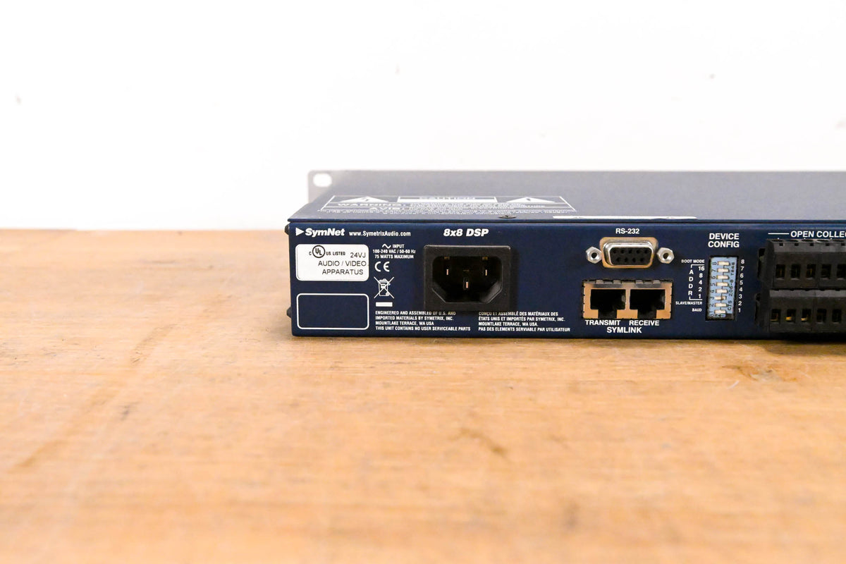 Symetrix SymNet 8x8 DSP Digital Signal Processor
