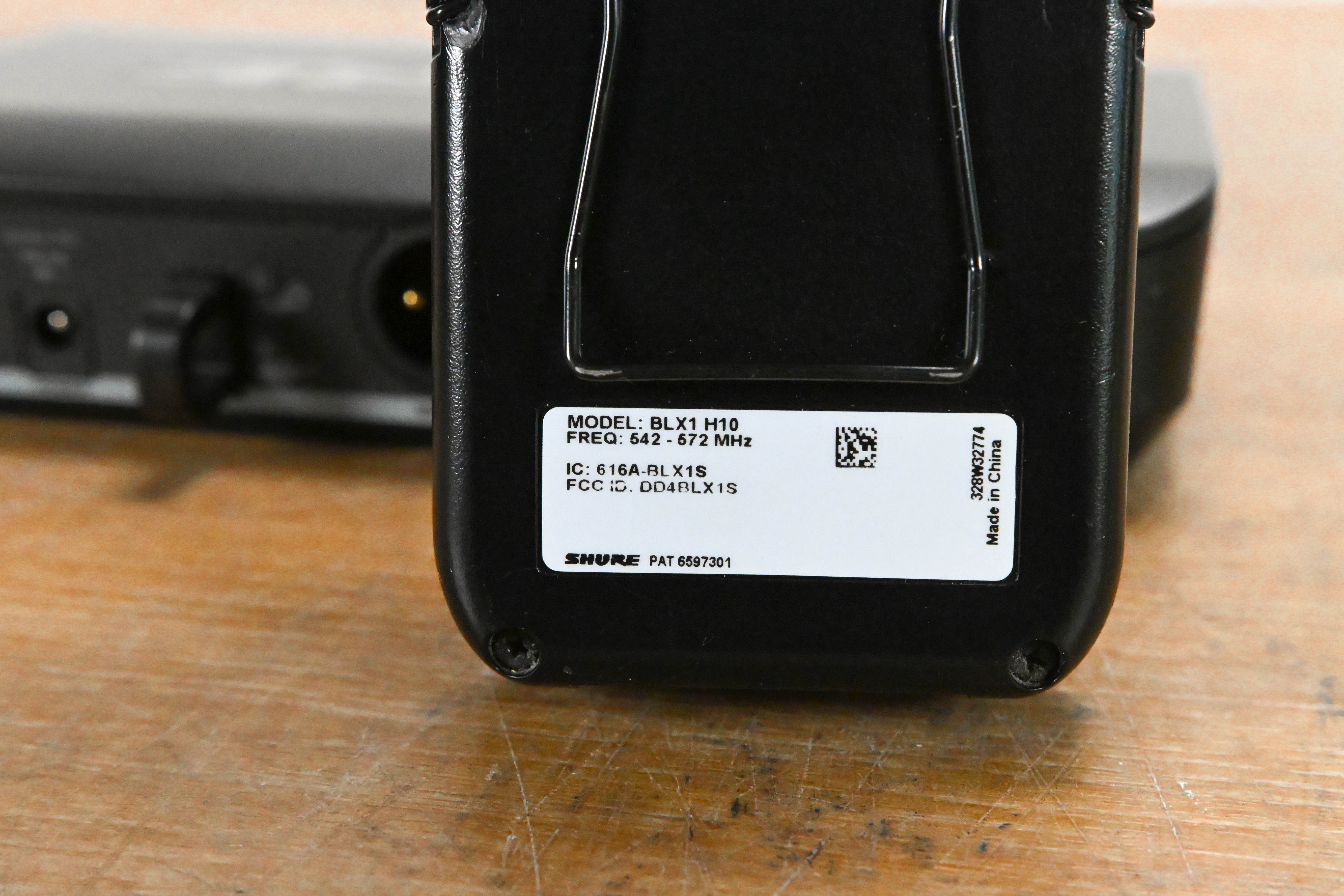 Shure BLX14 Wireless Bodypack System - H10 Band 542-572MHz (NO PSU)