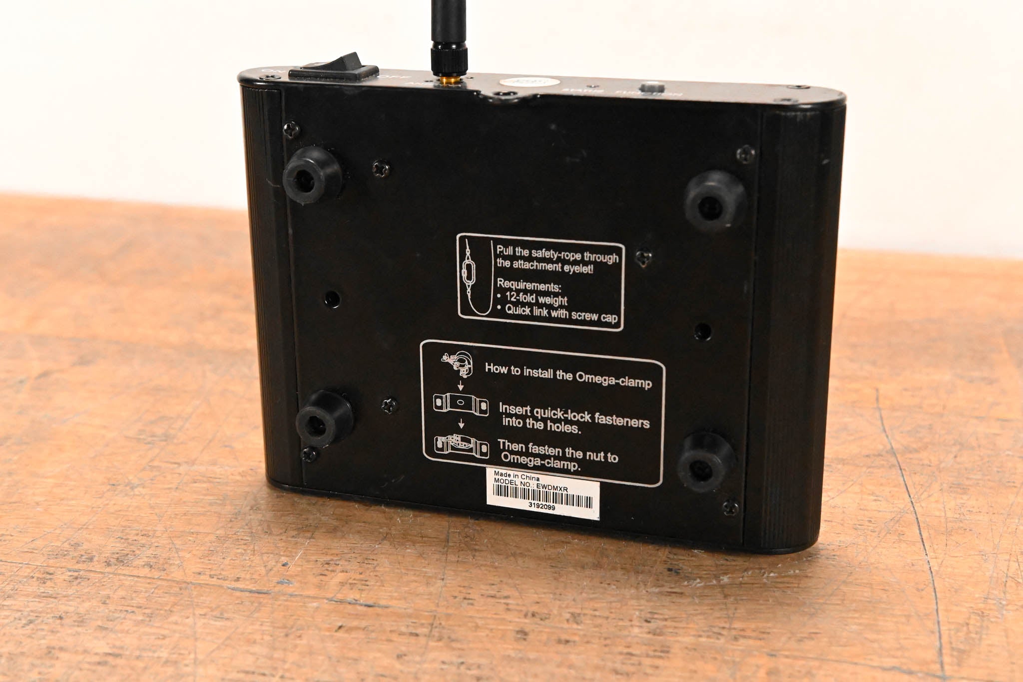 Elation EWDMXR Wireless DMX Receiver (NO POWER SUPPLY)