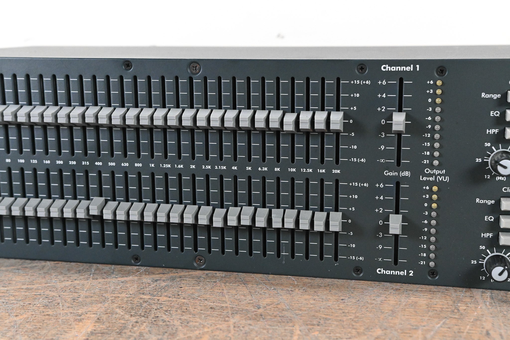 Ashly GQX-3102 2-Channel 31-Band Graphic Equalizer