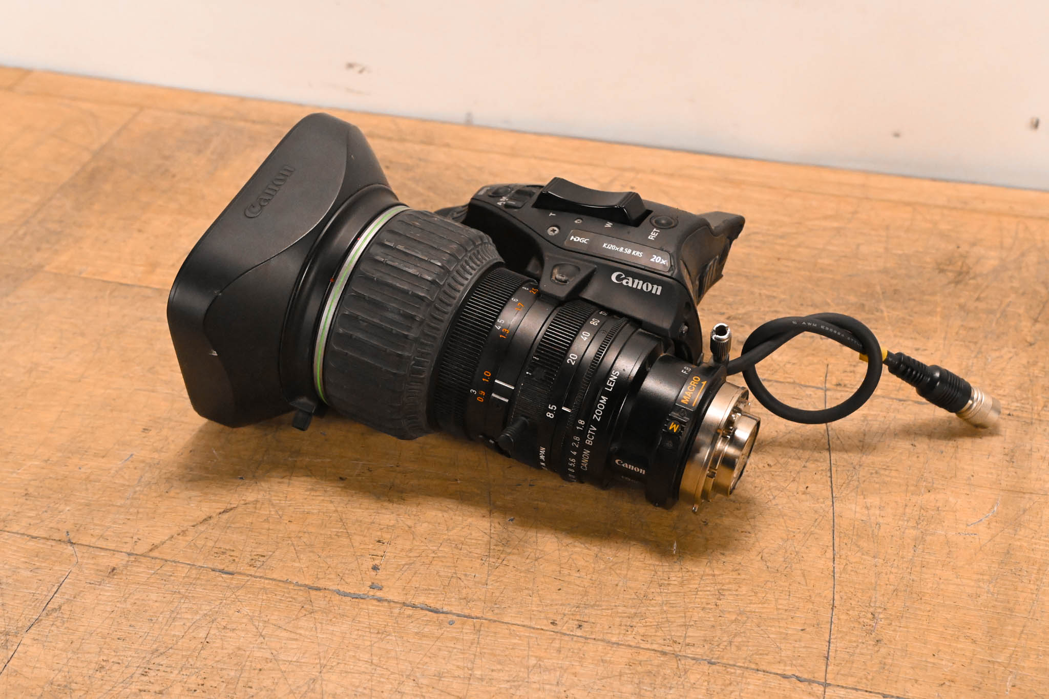 Canon KJ20x8.5B KRS HDgc 20x 2/3" ENG High Definition Telephoto Lens