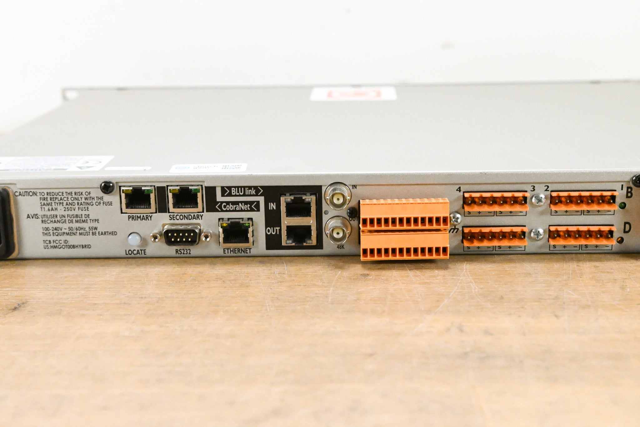 BSS London BLU-800 Signal Processor with BLU link and CobraNet