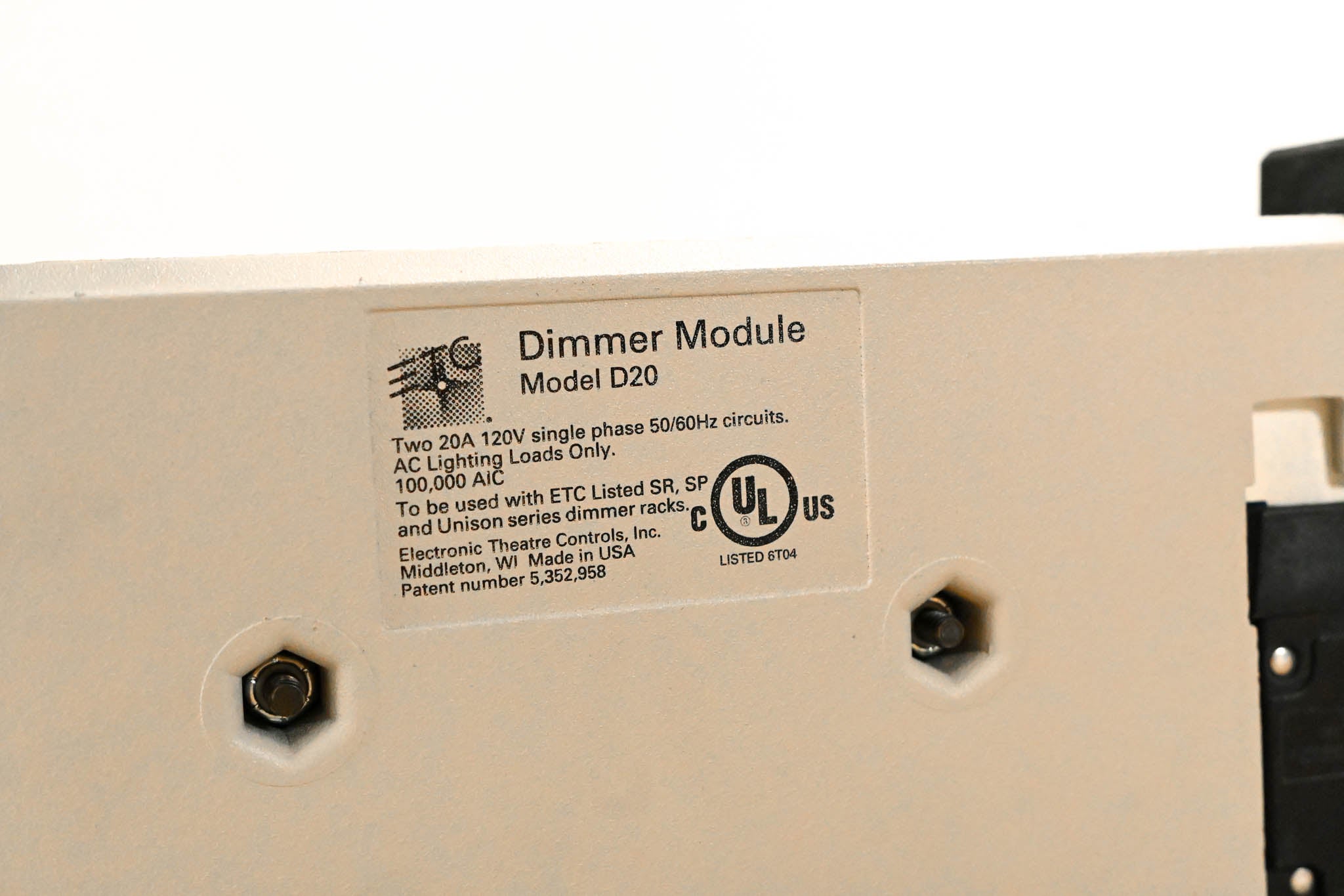 ETC D20 Dual 20A Dimmer Module (PAIR)