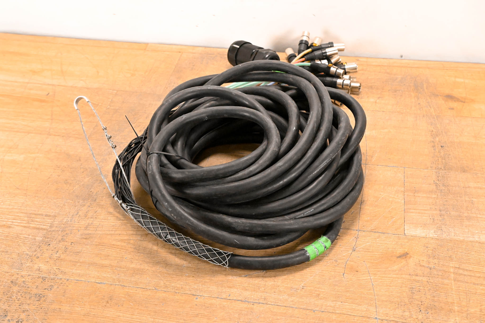 Seismic Audio 16x8 Multipin to XLR Stage Snake Cable - 50'