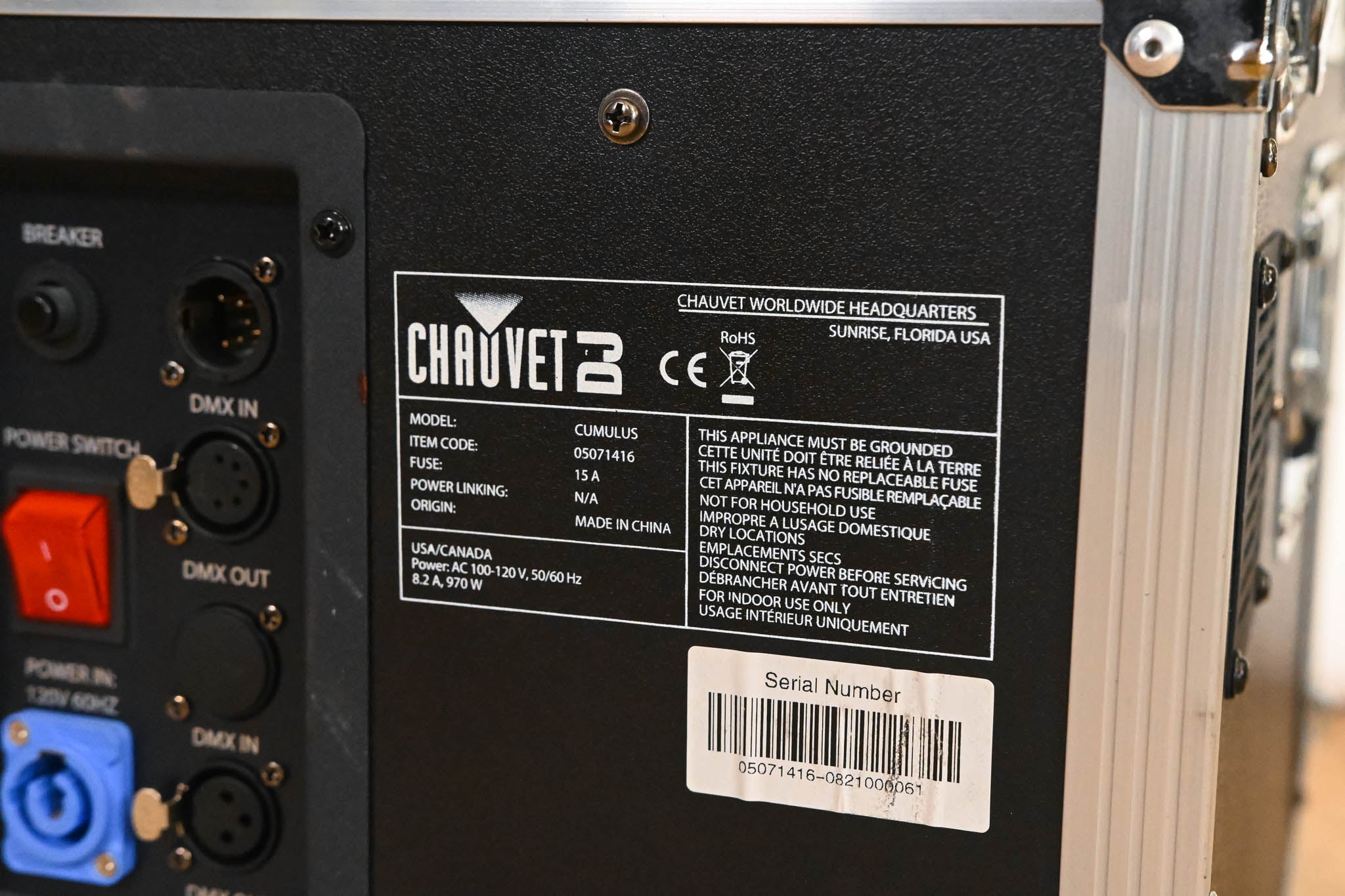 Chauvet Cumulus Low-Lying Fog Machine