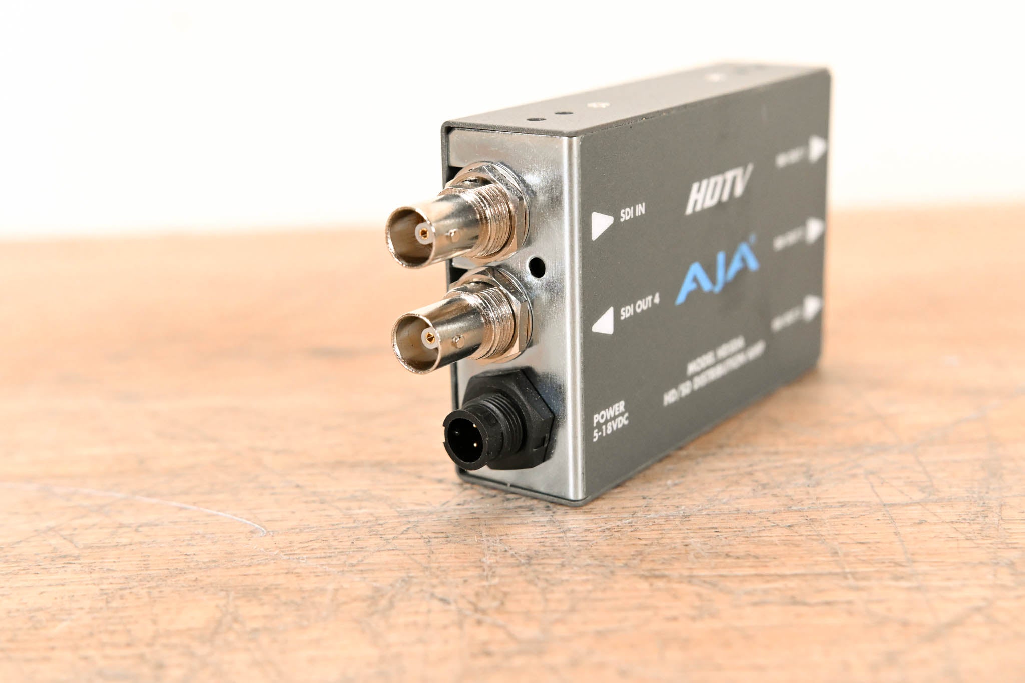 AJA HD5DA 1x4 HD/SD-SDI Distribution Amplifier/Repeater NO POWER SUPPLY