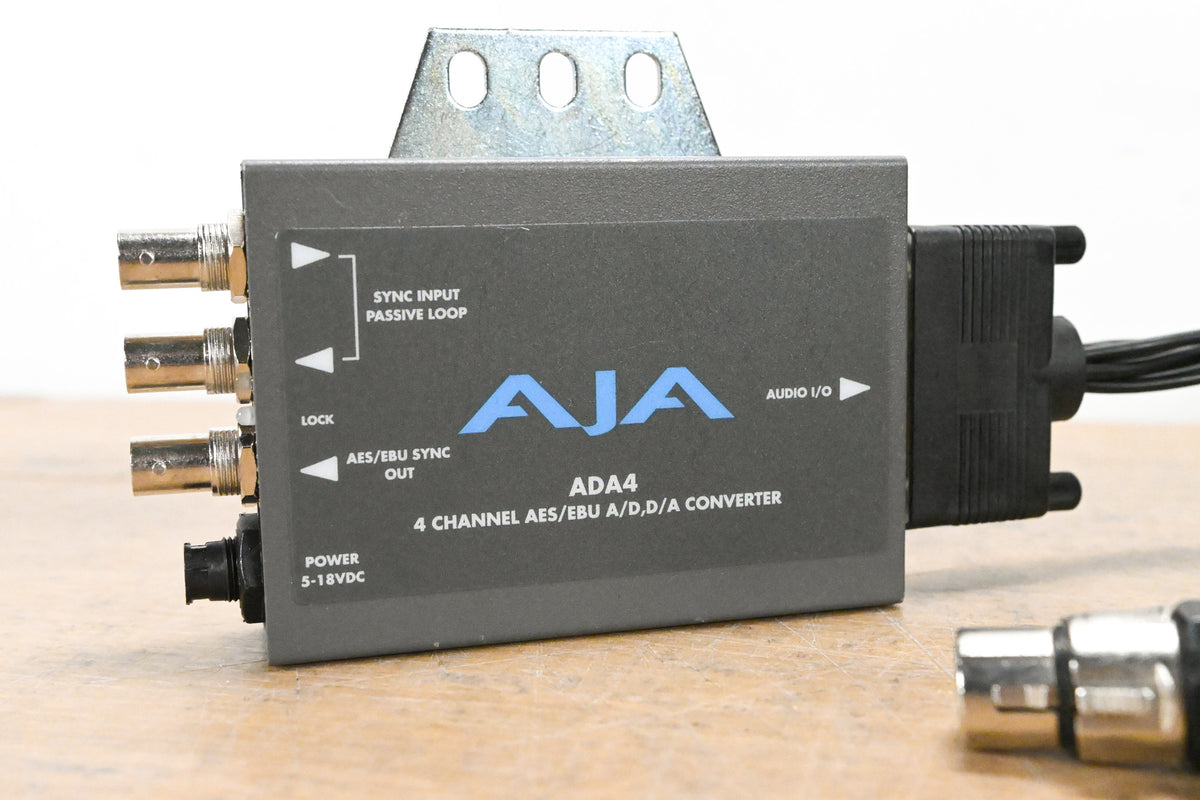 AJA ADA4 4-Channel Bidirectional Audio A/D and D/A Converter (NO PSU)