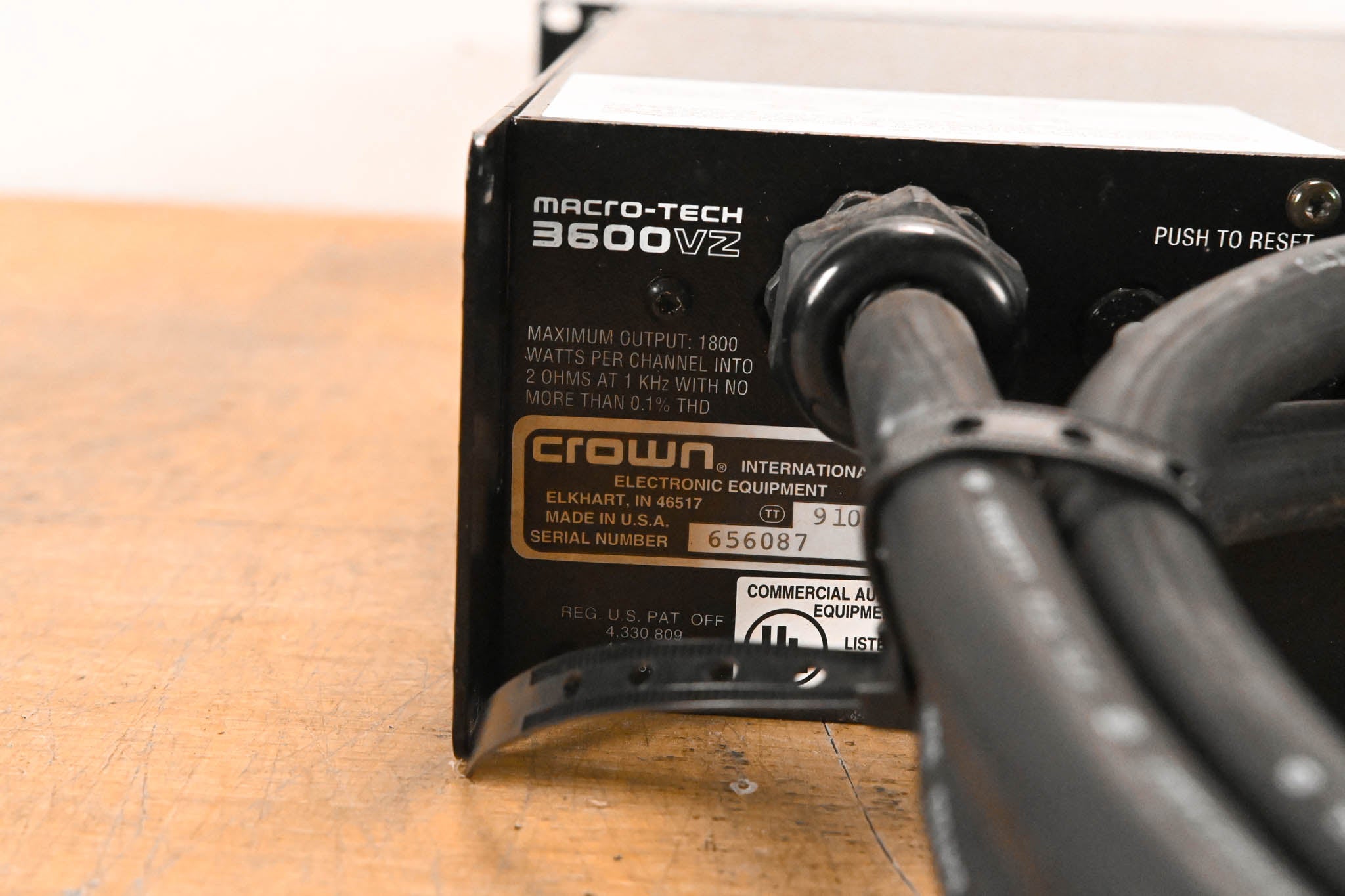 Crown Macro-Tech 3600VZ 2-Channel Power Amplifier