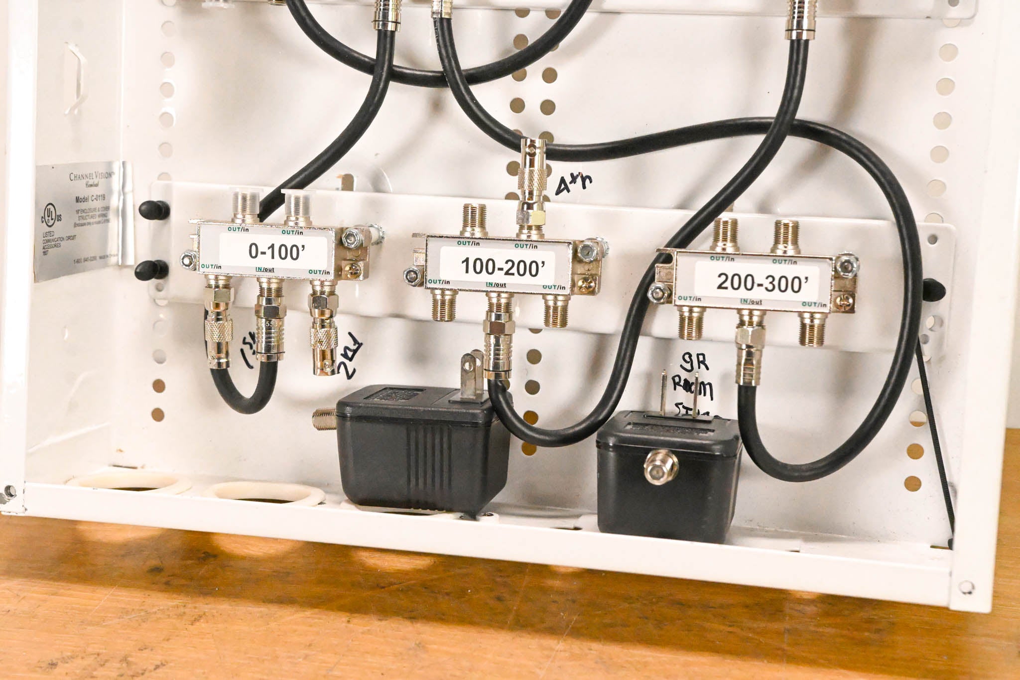 Channel Vision DP-3/12-II Amplified RF Coax Distribution Panel