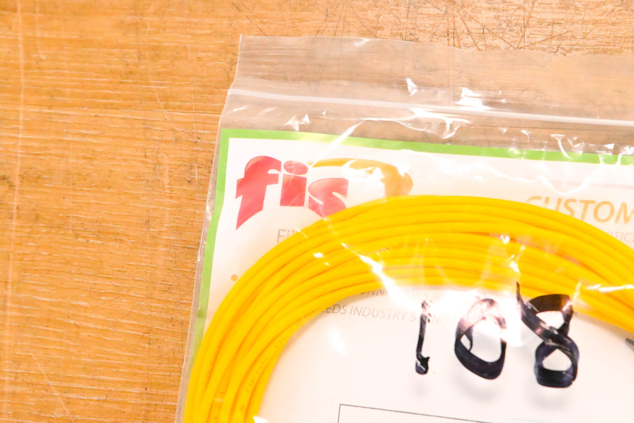 FIS ST/UPC-ST/UPC Simplex Single Mode Fiber Cable - 10m