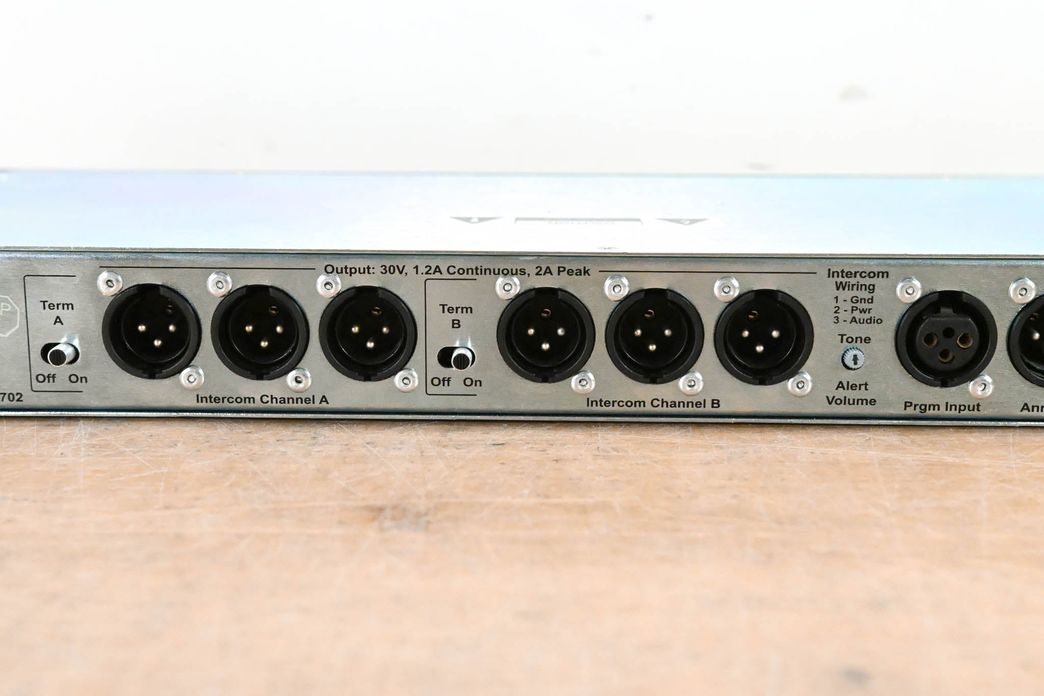 Clear-Com MS-702 2-Channel 1RU Intercom Main Station