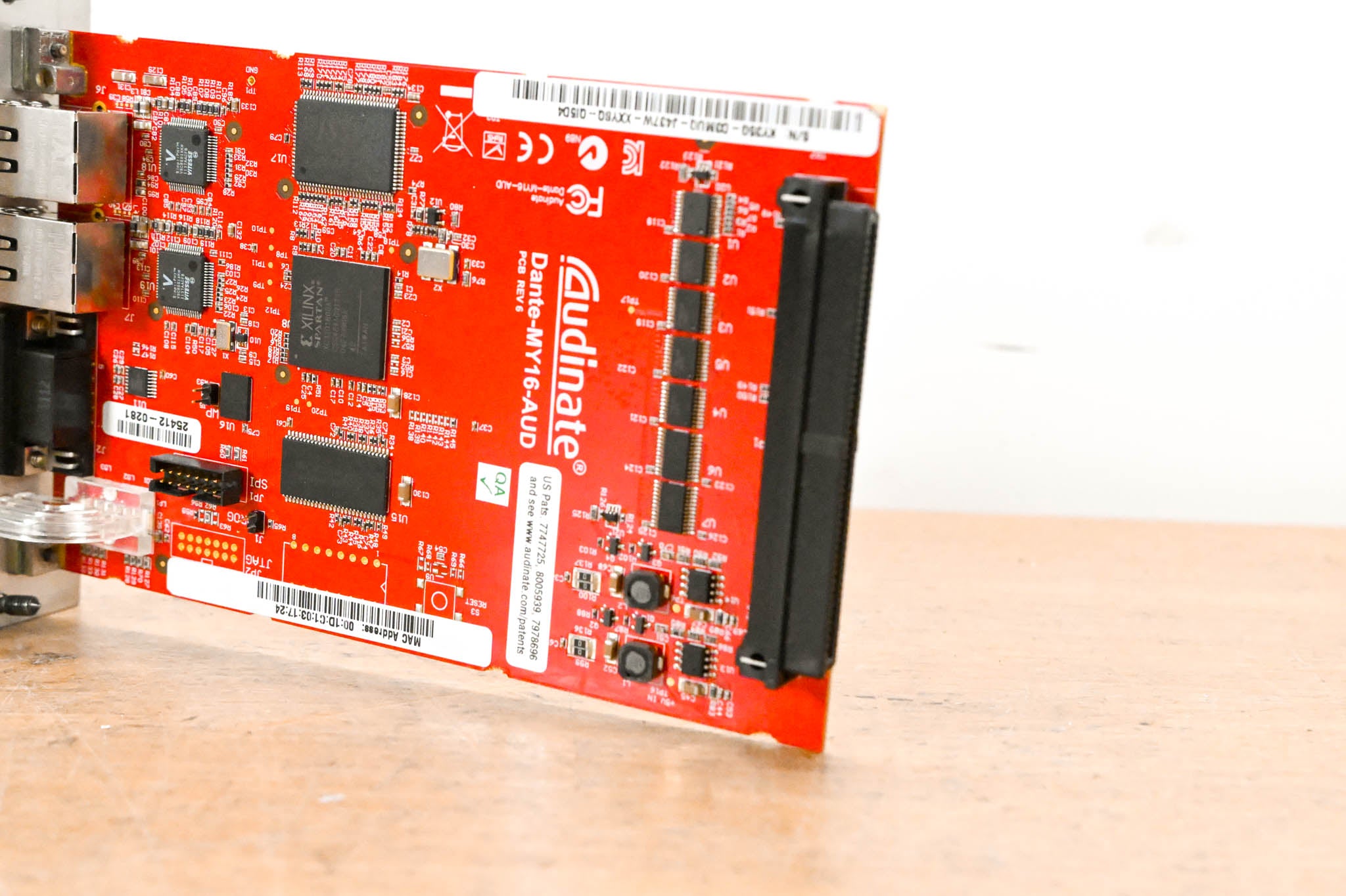 Audinate Dante-MY16-AUD 16-Channel Dante Network I/O Card