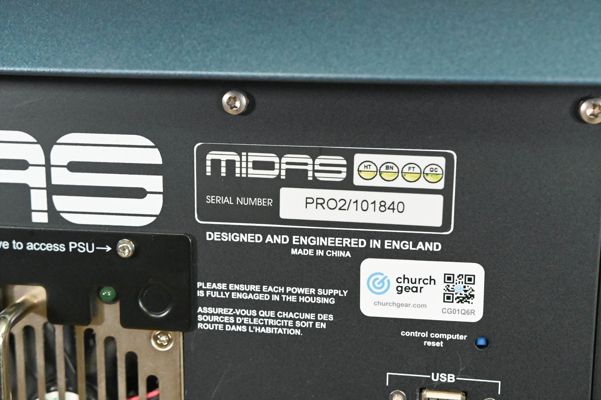 Midas PRO2 Live Digital Audio Mixing Console