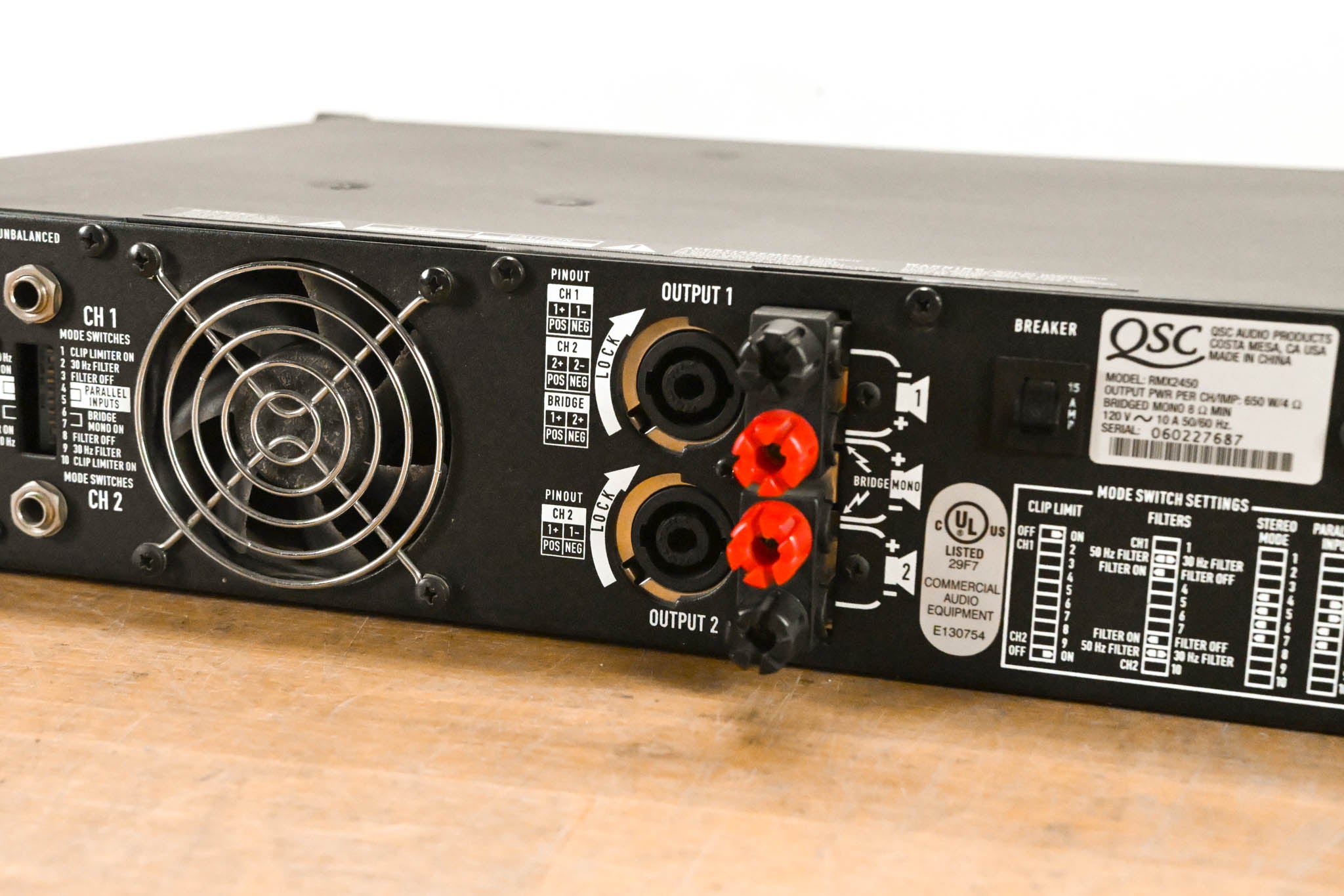 QSC RMX2450 2-Channel Power Amplifier