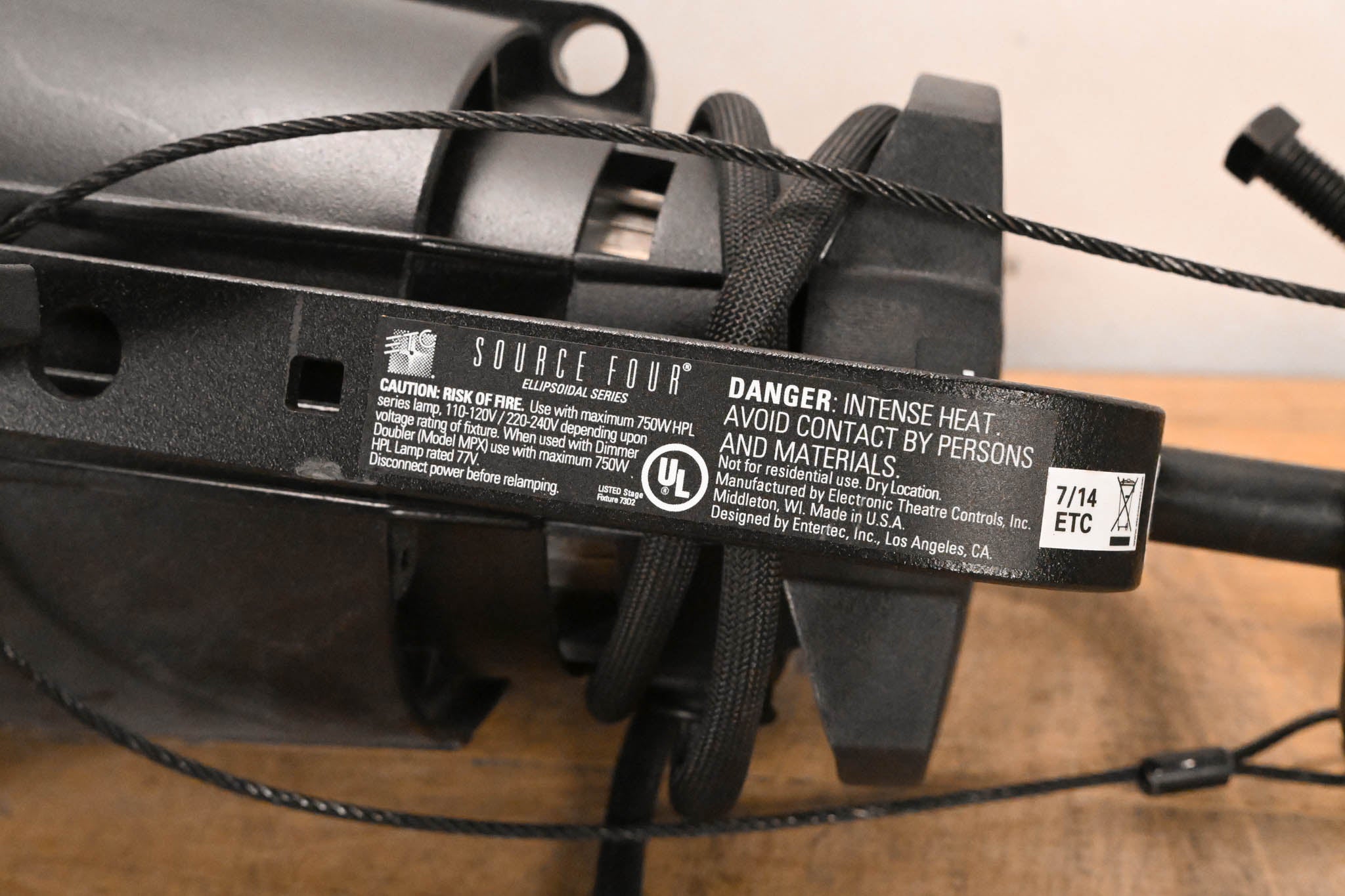 ETC Source Four Zoom 15-30 Degree 750 Ellipsoidal Light