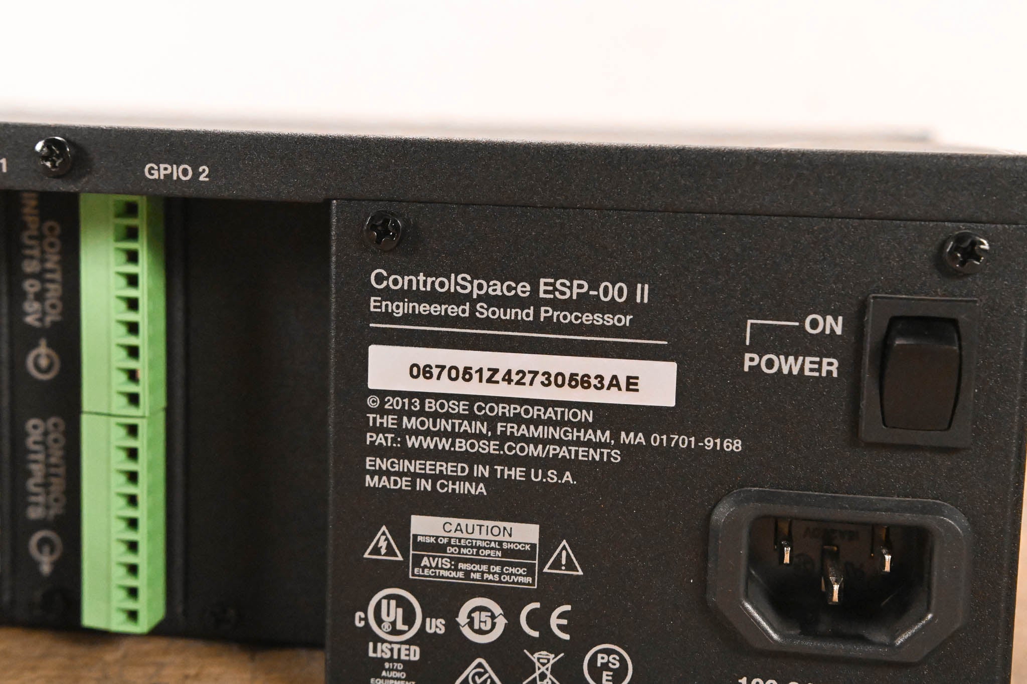 Bose ControlSpace ESP-00 Series II Engineered Sound Processor