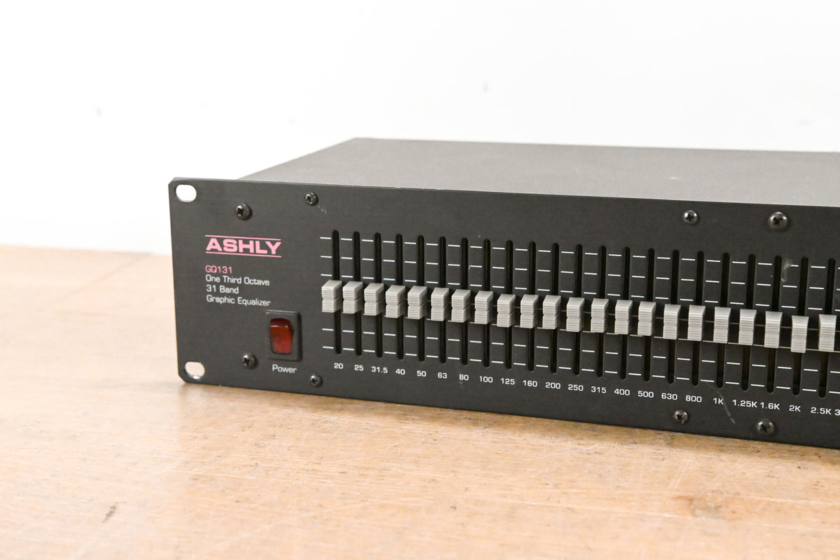 Ashly GQ131 One Third Octave 31-Band Graphic Equalizer